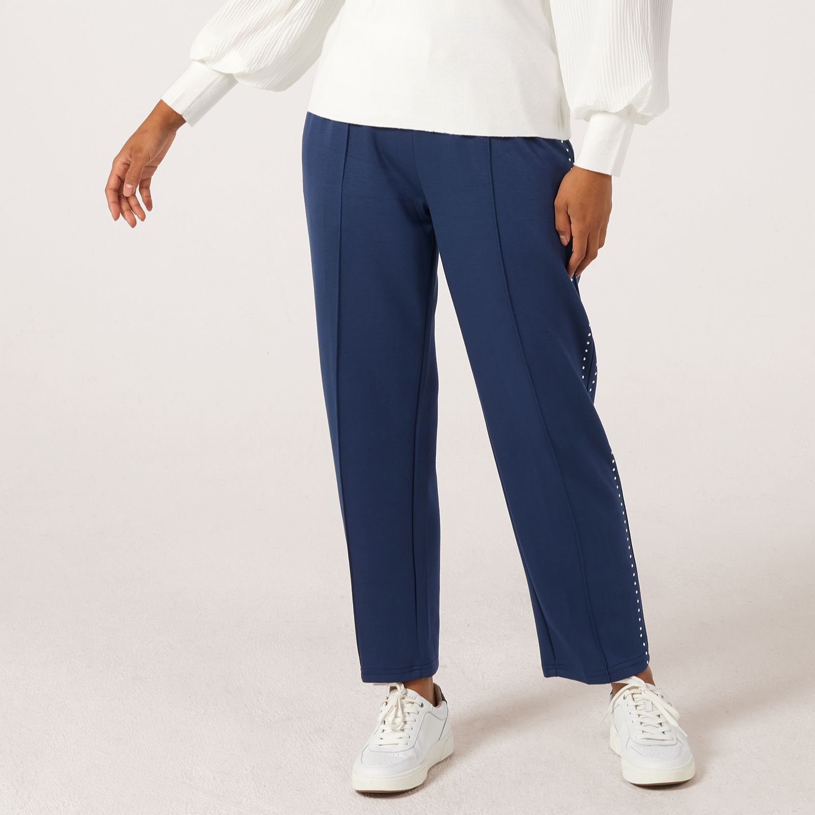 Frank Usher Jersey Joggers with Studs