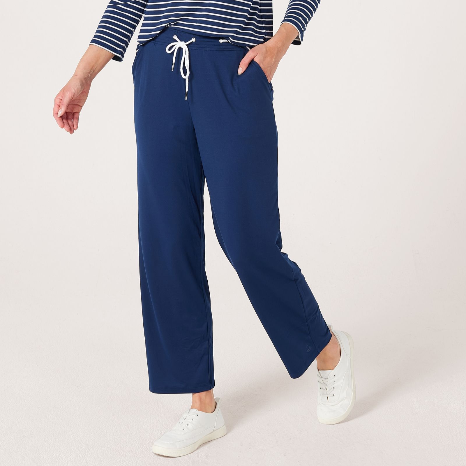 Cuddl Duds Flexwear Lounge Pant with Drawcord Detail