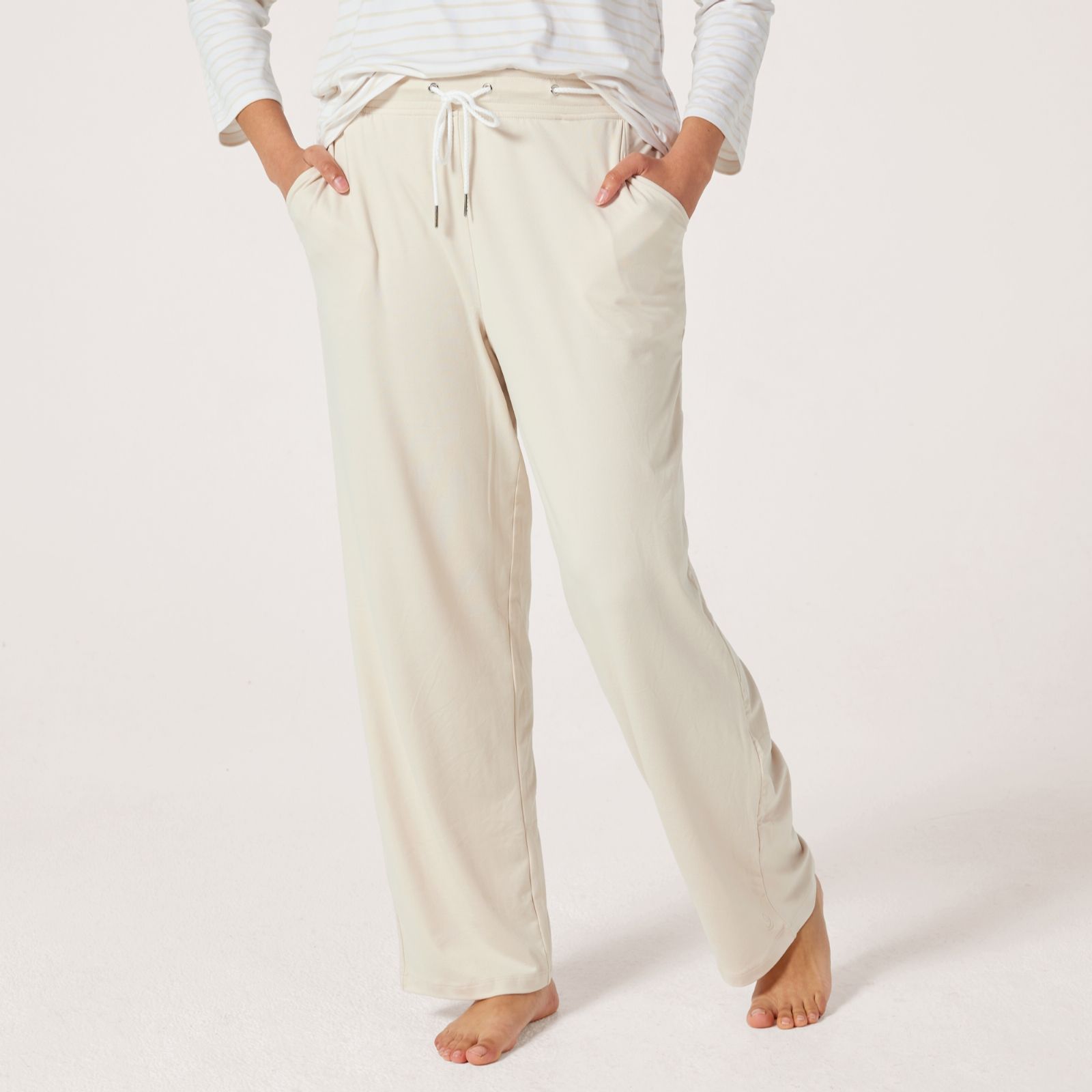 Cuddl Duds Flexwear Lounge Pant with Drawcord Detail