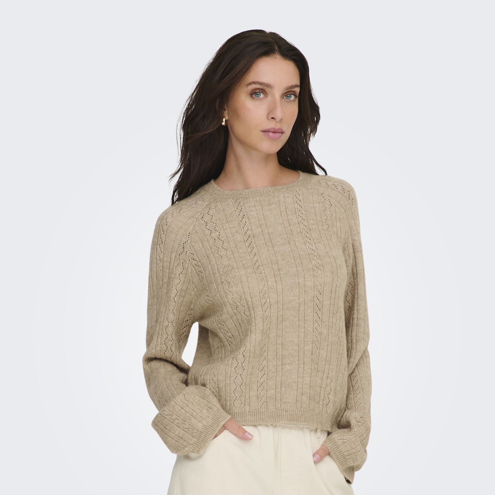 JDY April Pointelle Detail Jumper