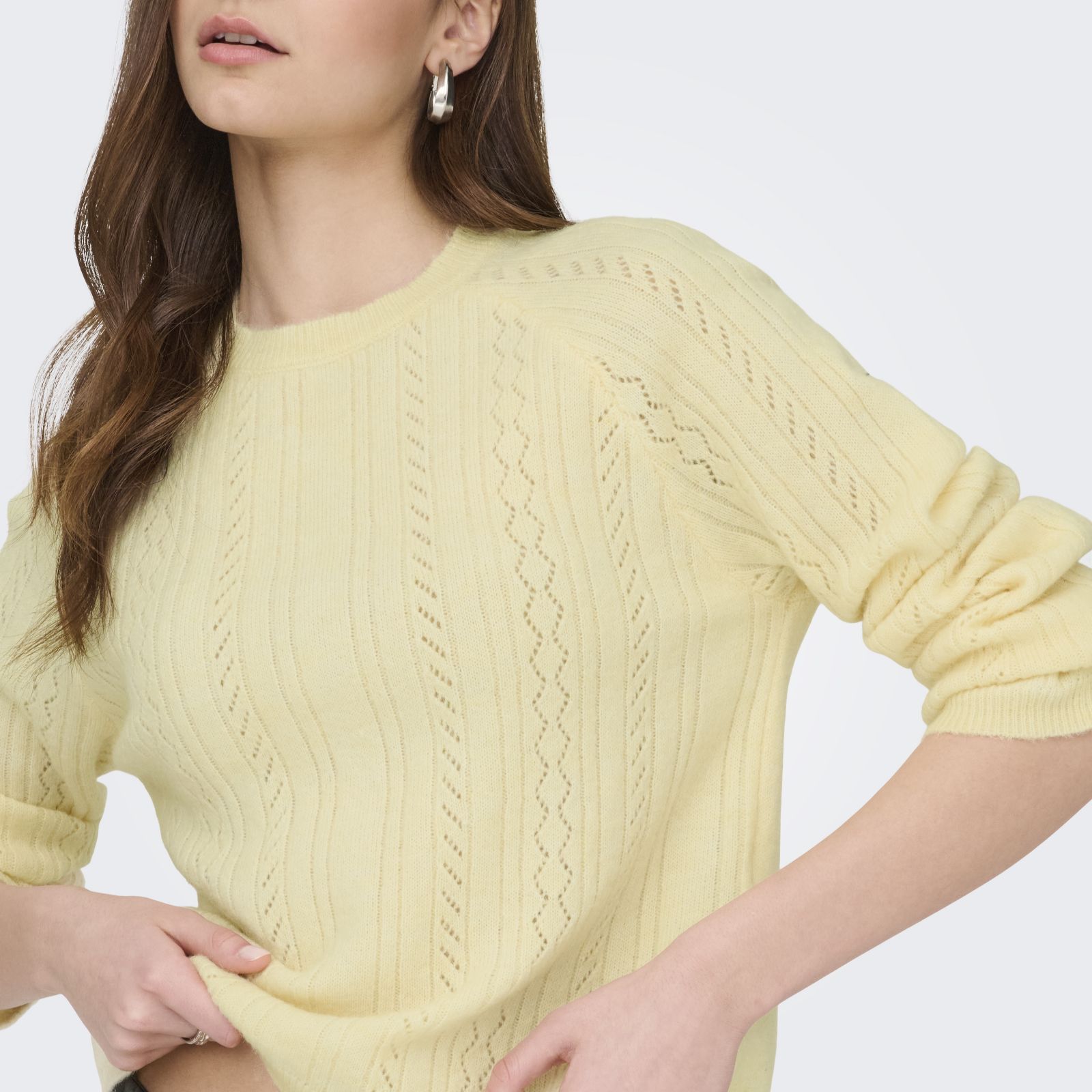 JDY April Pointelle Detail Jumper
