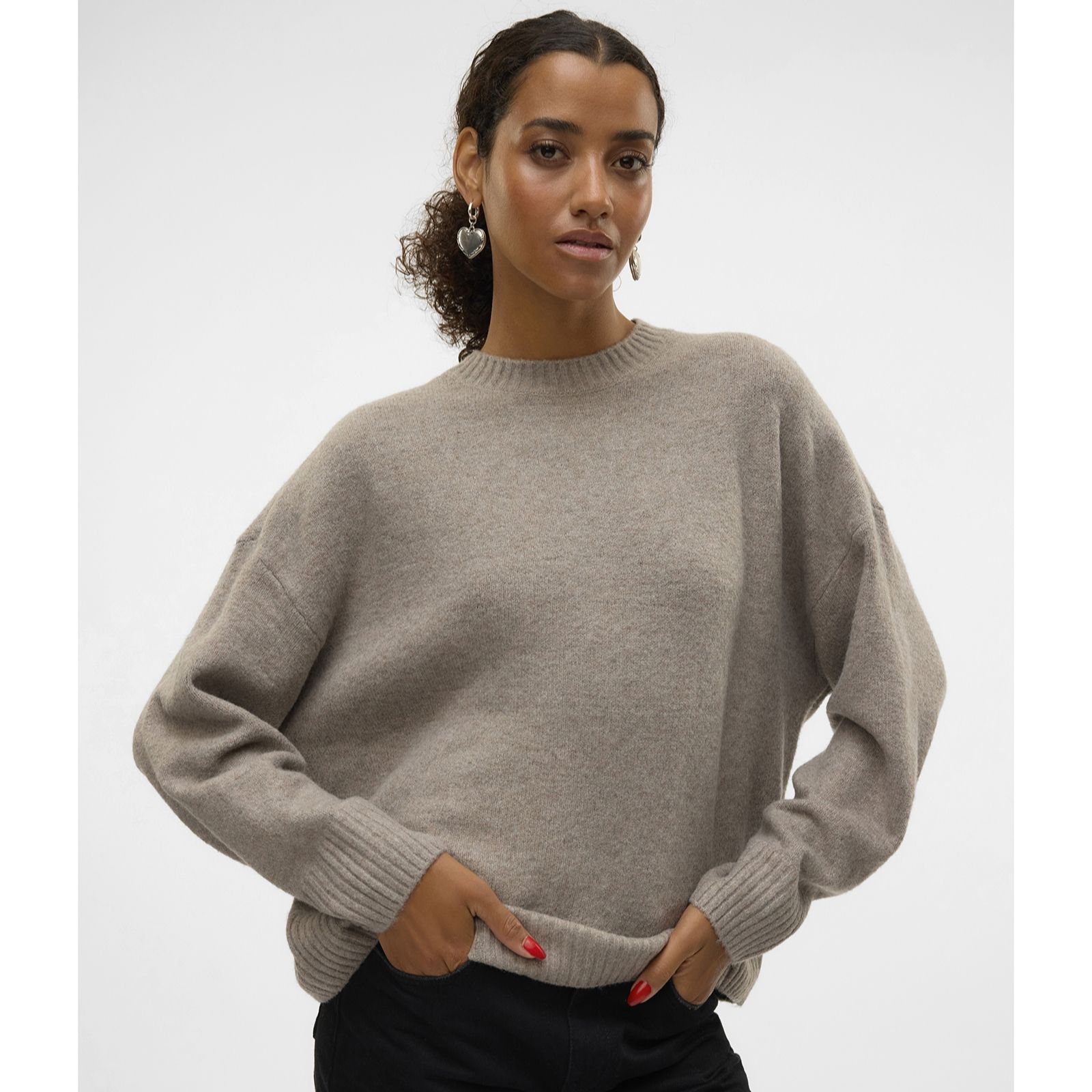 Vero Moda Boom Round Neck Knitted Jumper