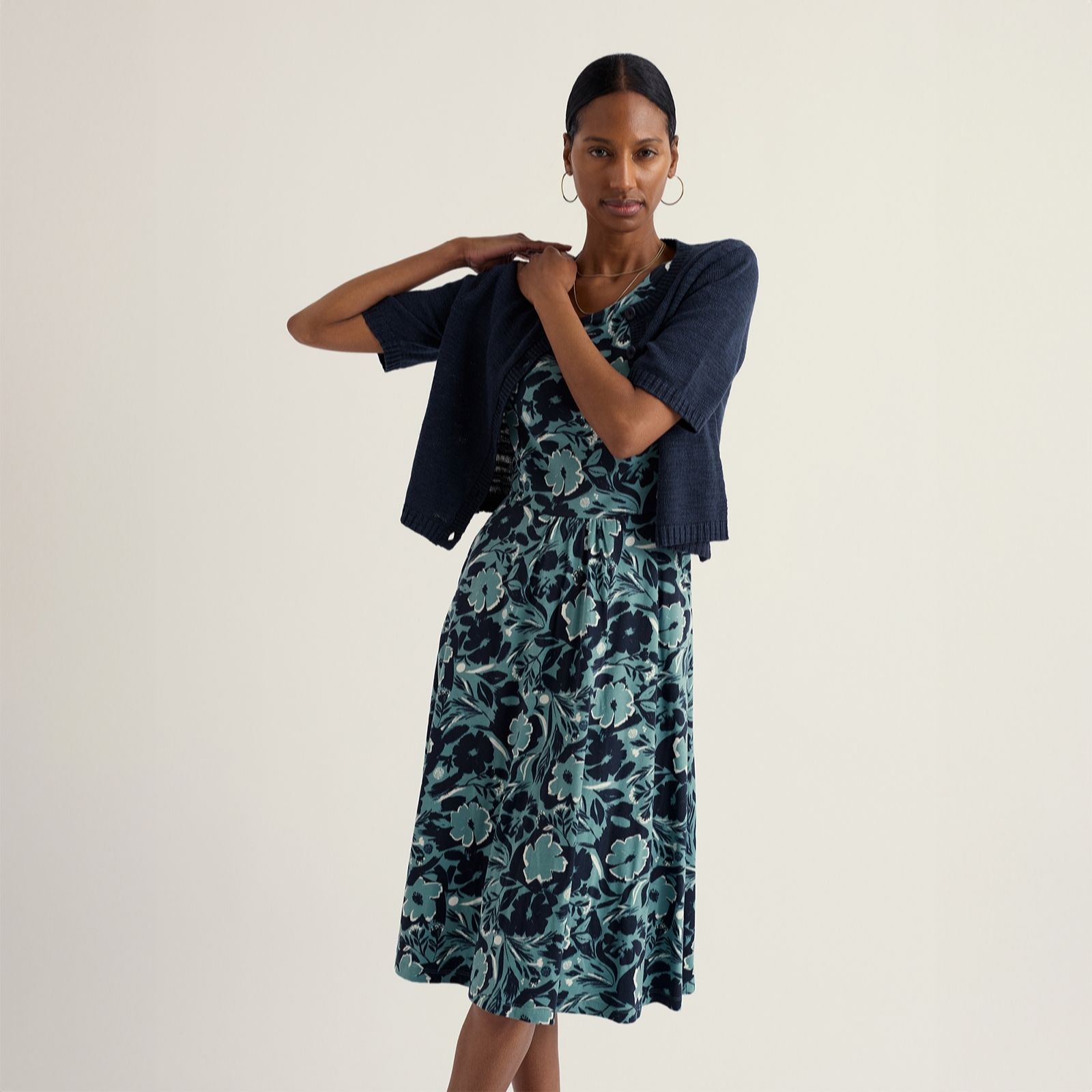 Seasalt Cornwall Short Sleeve April Dress Petite