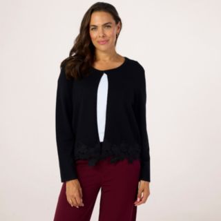 Izabel London Floral Edge Cardigan