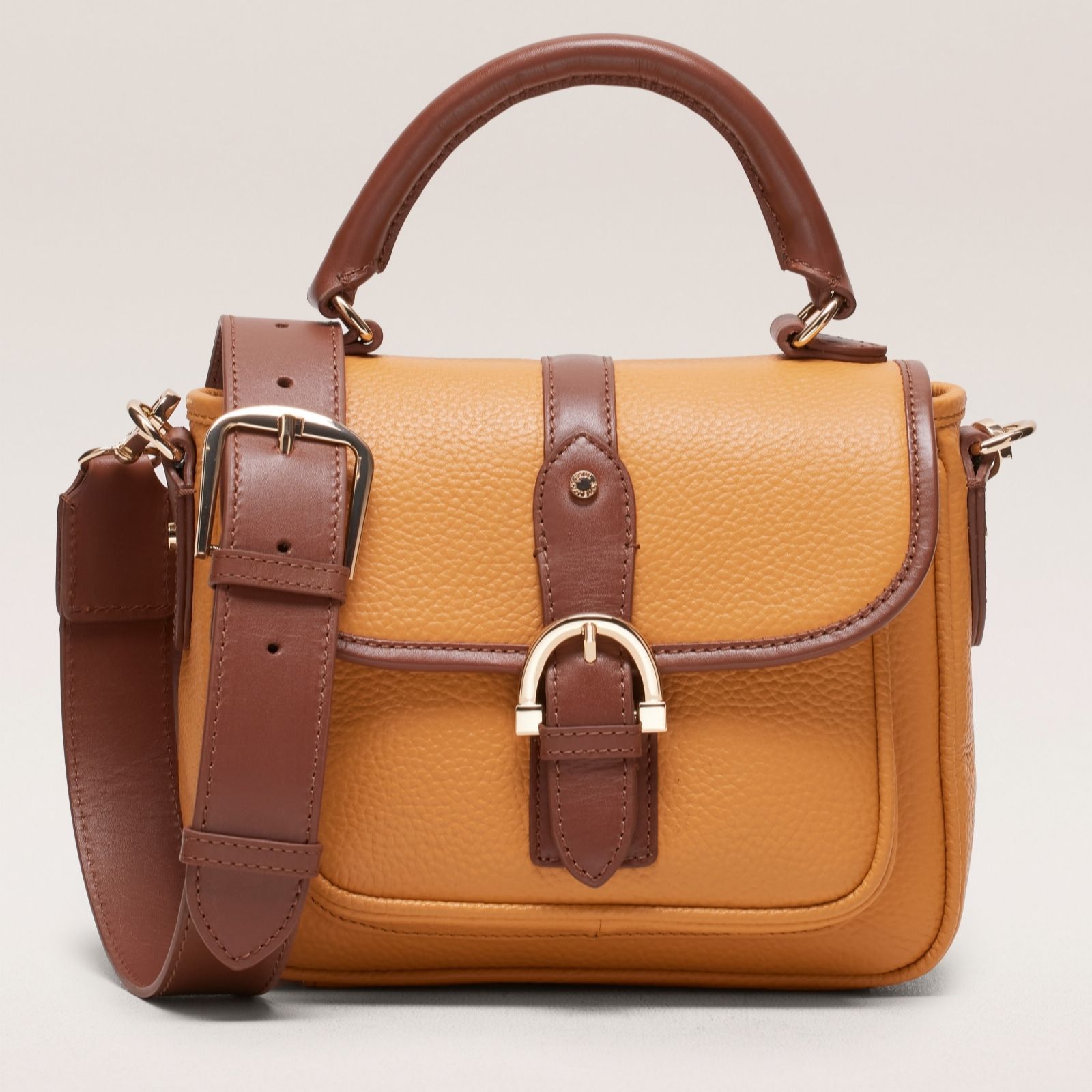 Outlet Paul Costelloe Leather Crossbody with Buckle