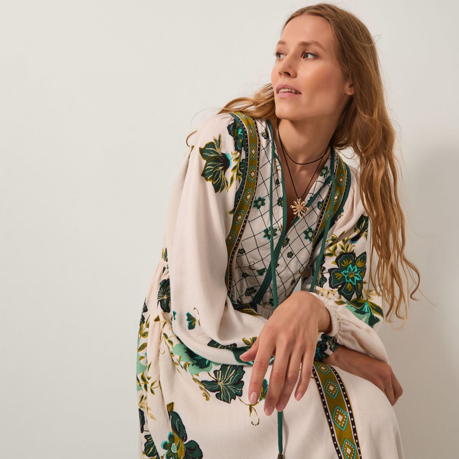 Monsoon Zenya Print Dress