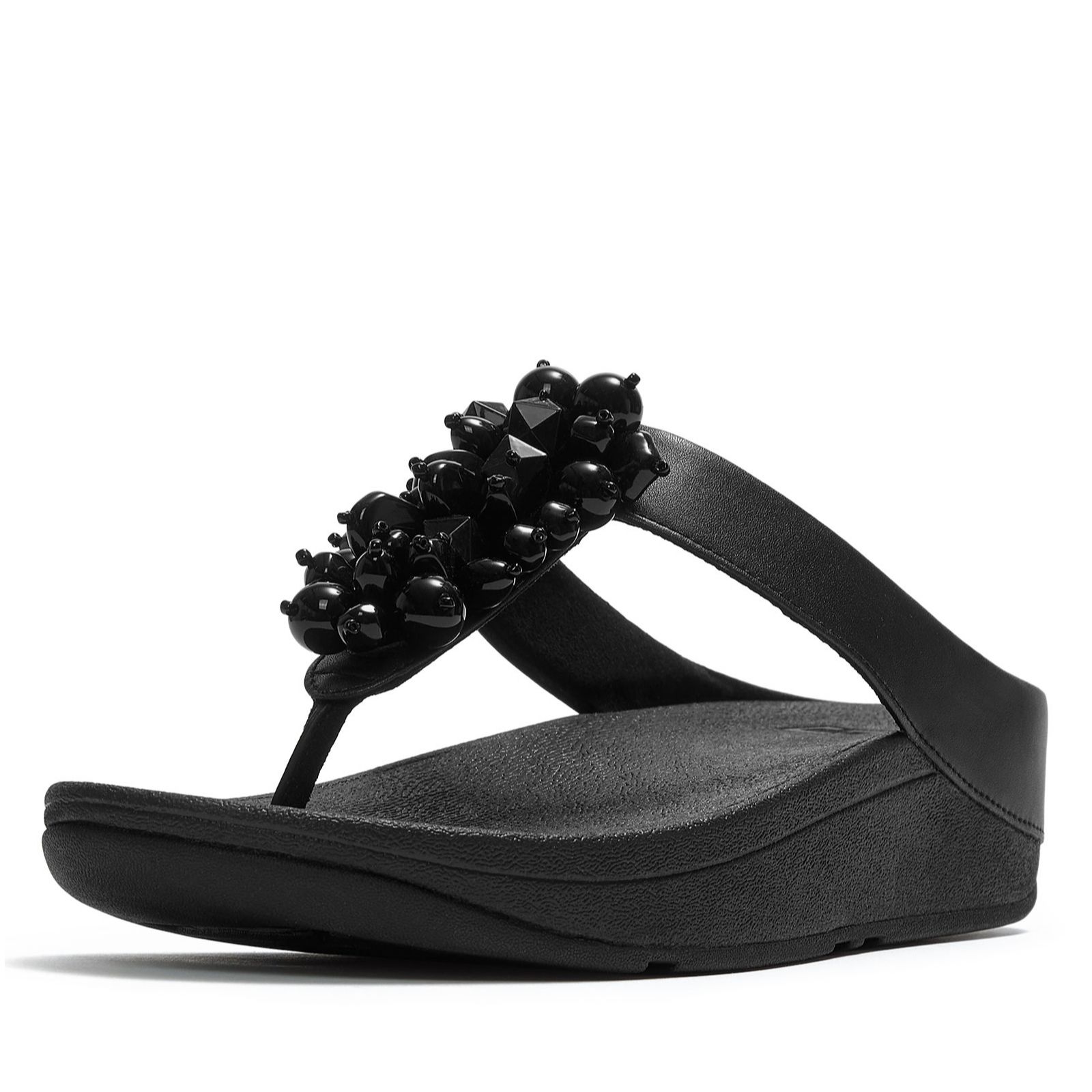 Fitflop Fino Bead-Cluster Toe-Post Sandal