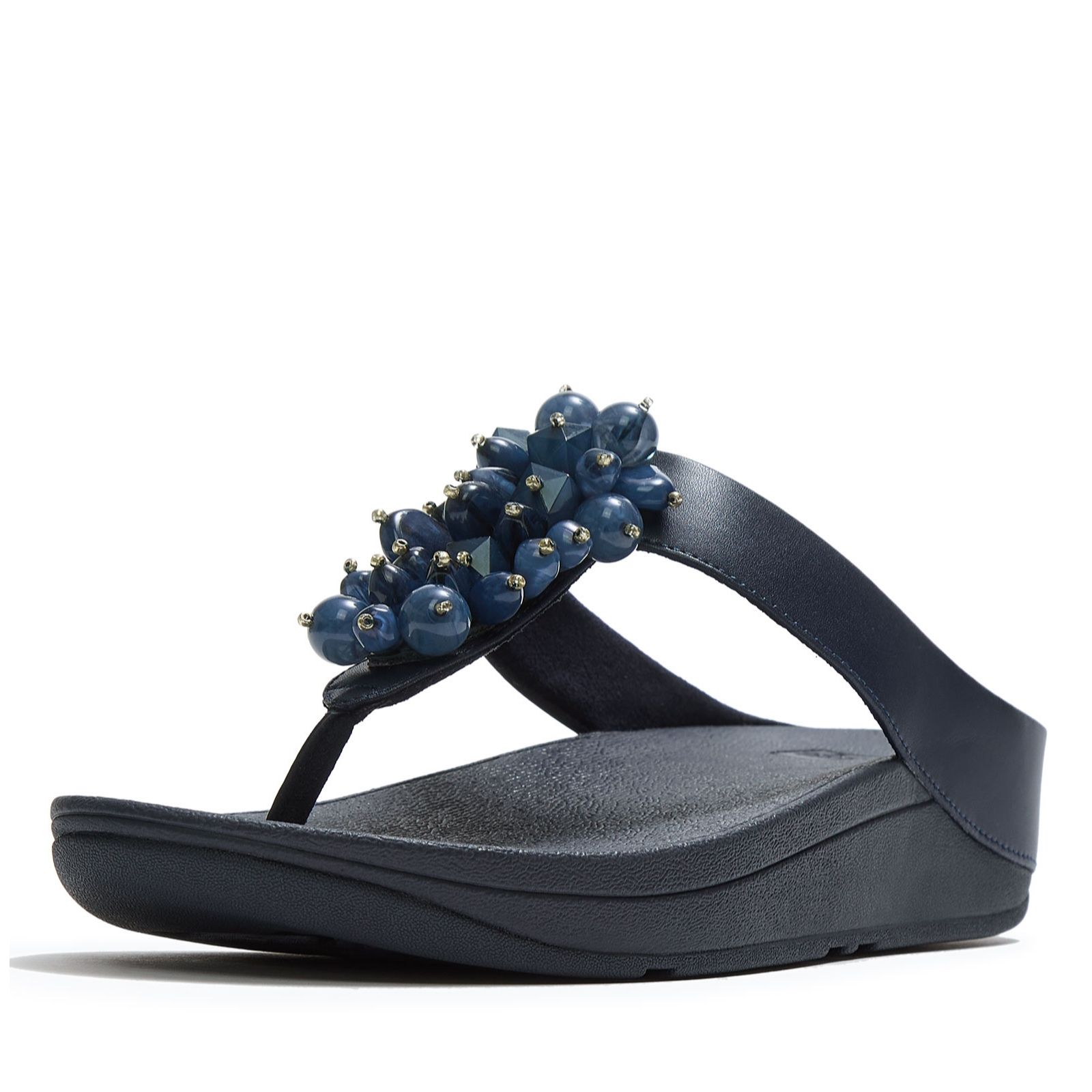 Fitflop Fino Bead-Cluster Toe-Post Sandal