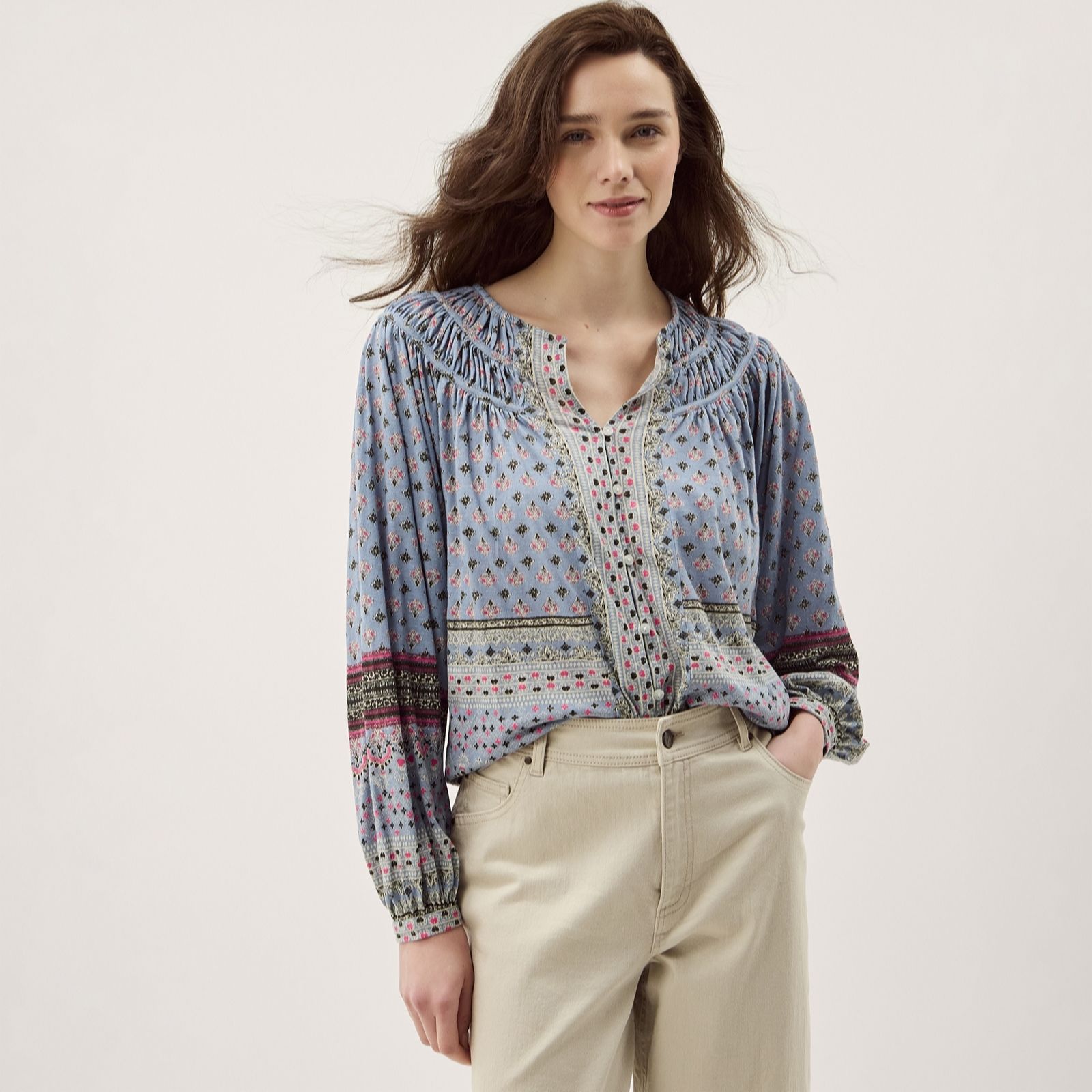 Monsoon Heidi Heritage Jersey Top