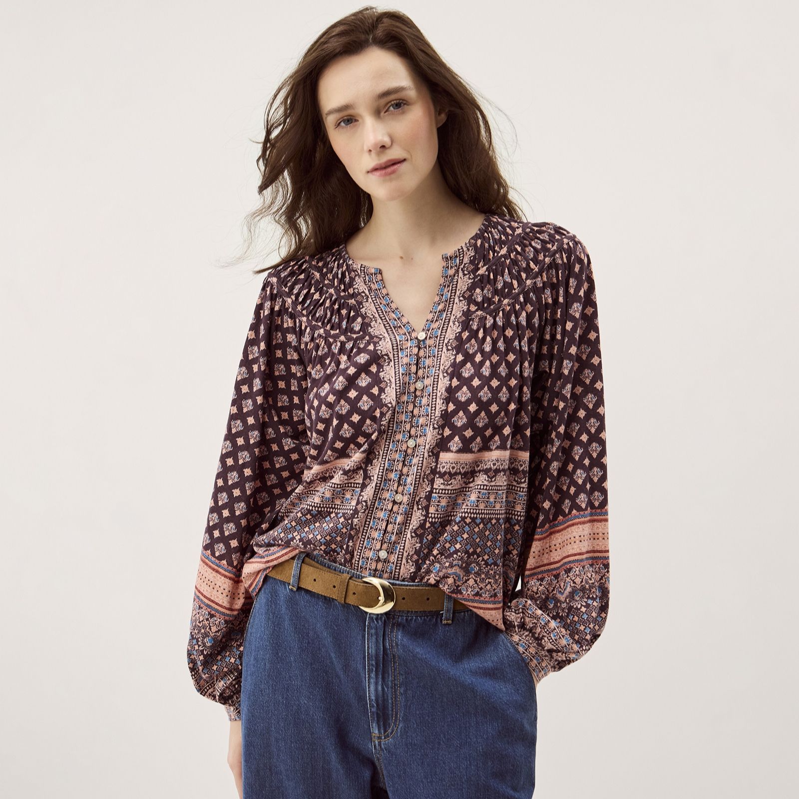 Monsoon Heidi Heritage Jersey Top