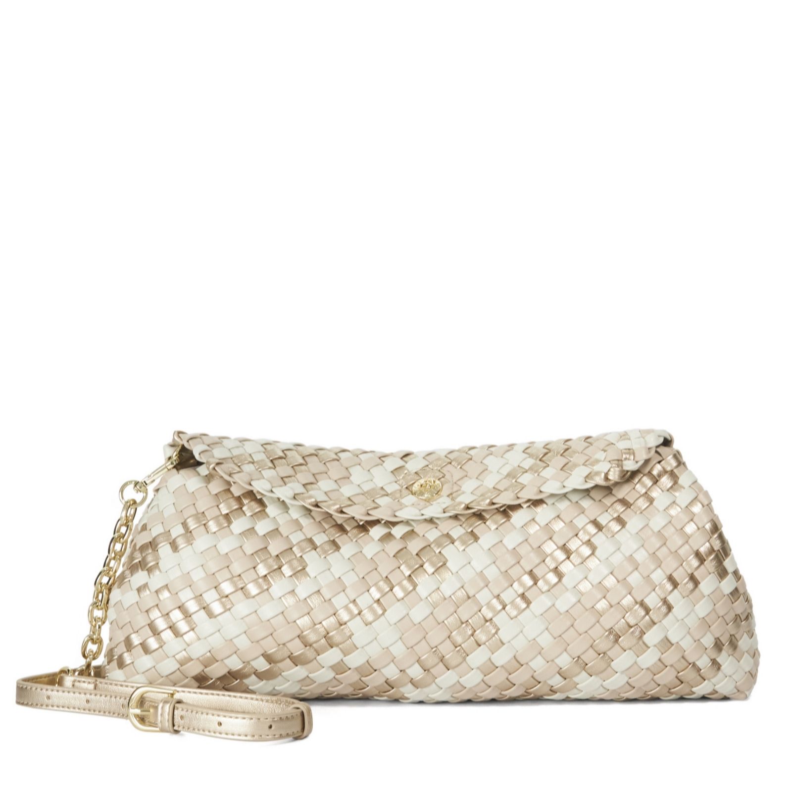 Dune Encourage Woven Clutch