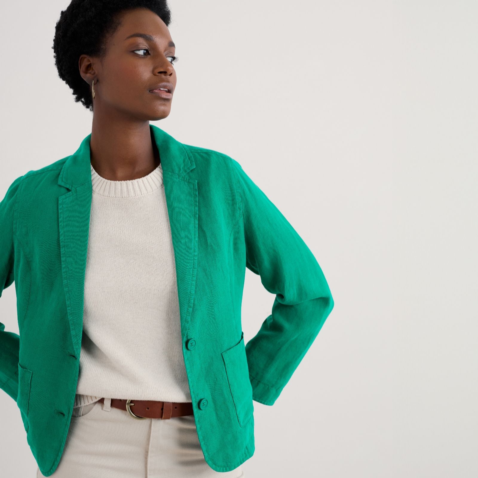 Seasalt Cornwall Blinker Linen Blazer