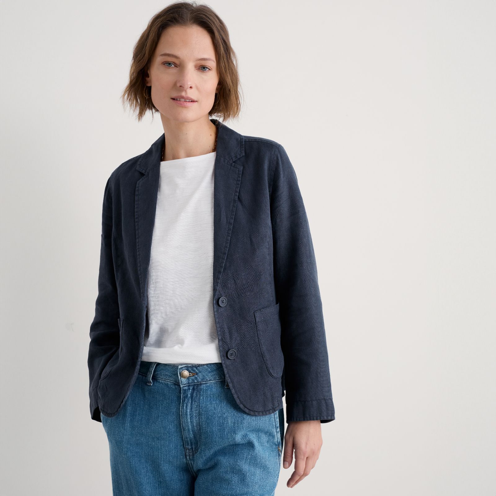 Seasalt Cornwall Blinker Linen Blazer