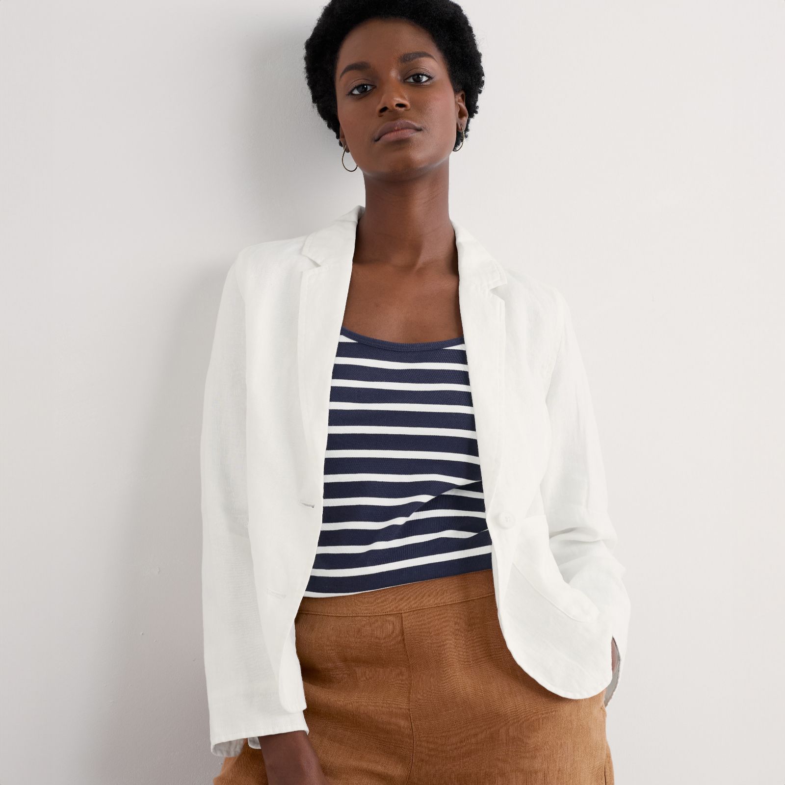 Seasalt Cornwall Blinker Linen Blazer