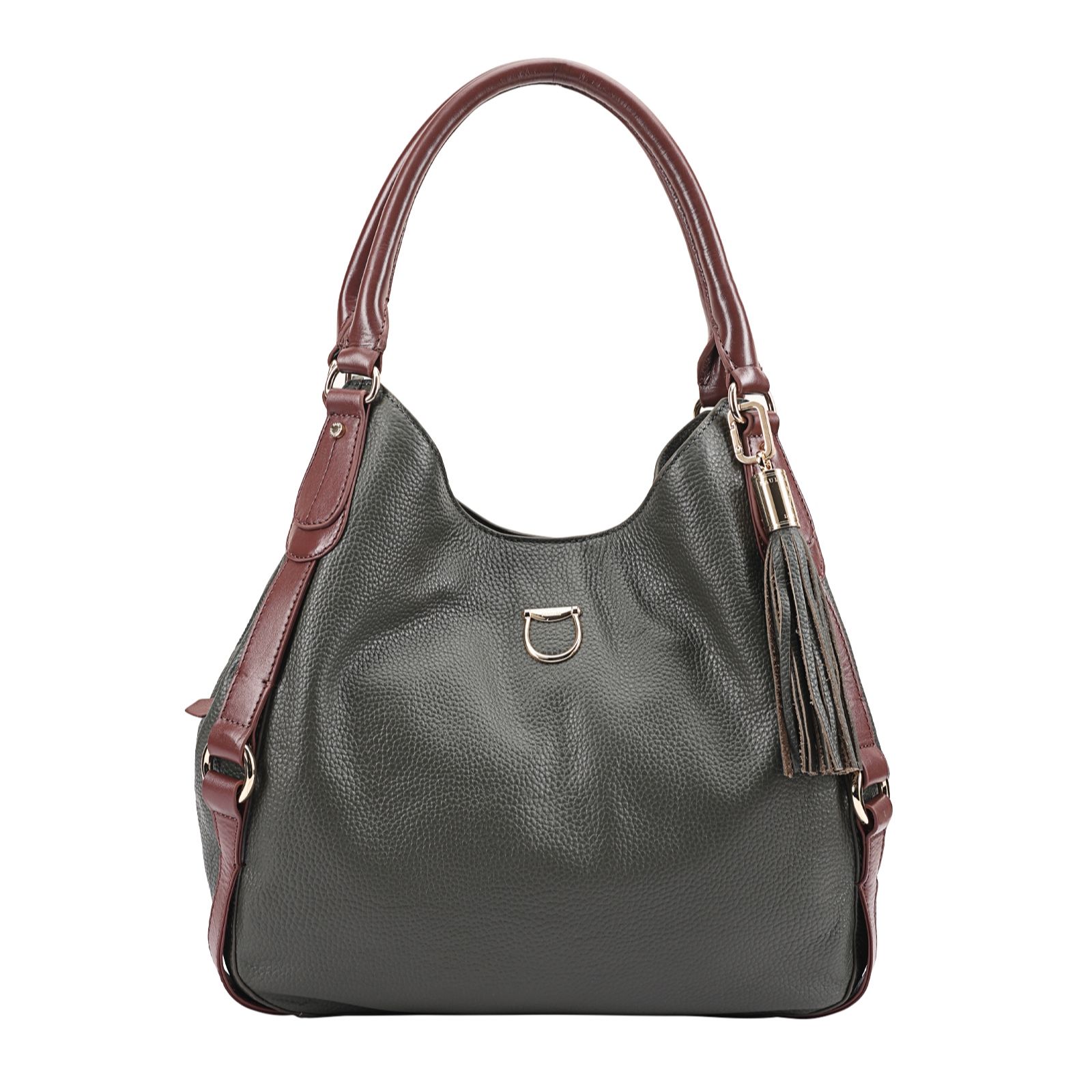 Paul Costelloe Dressage Heritage Leather Shoulder Bag