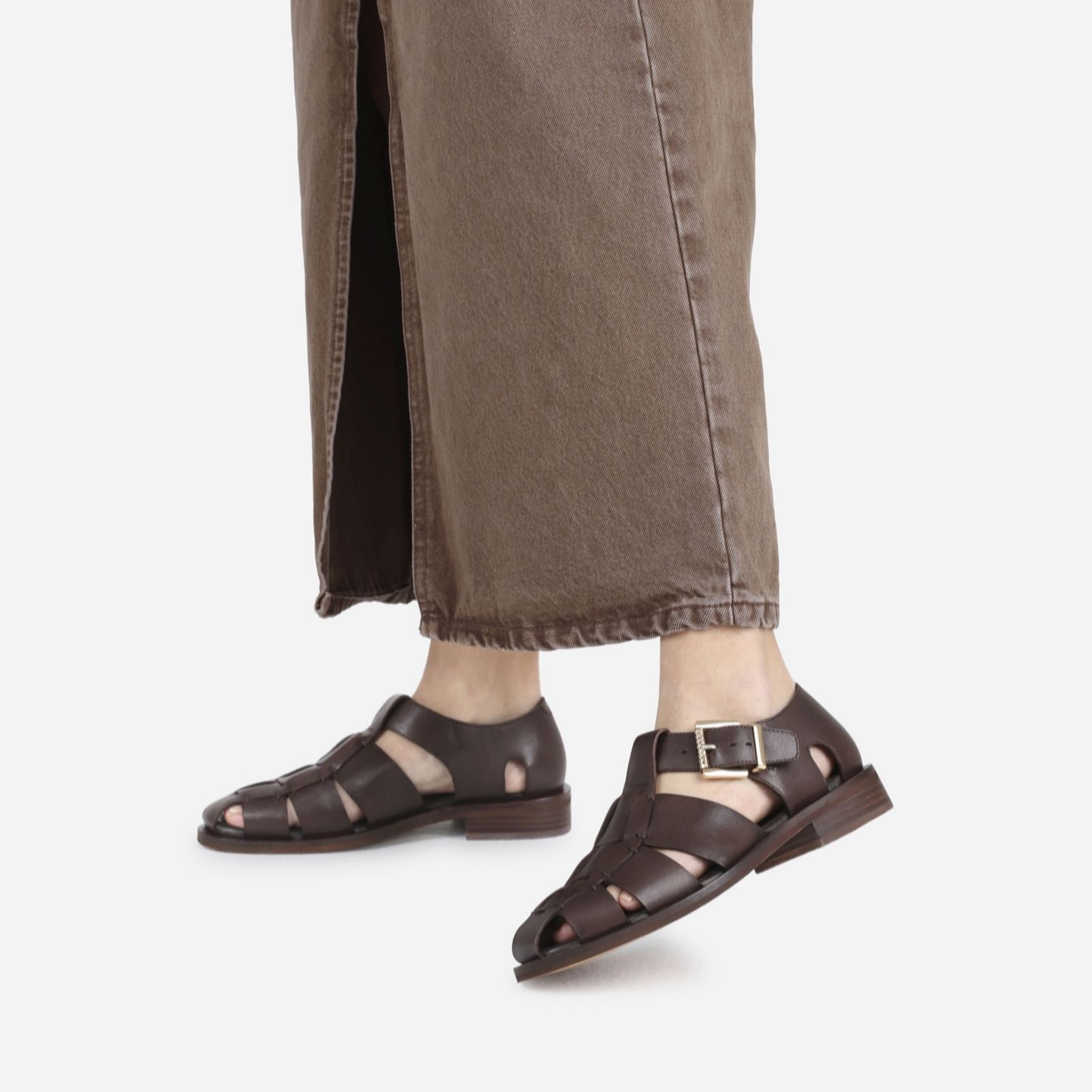 Bronx NEXT- WAGON Leather Fisherman Shoe