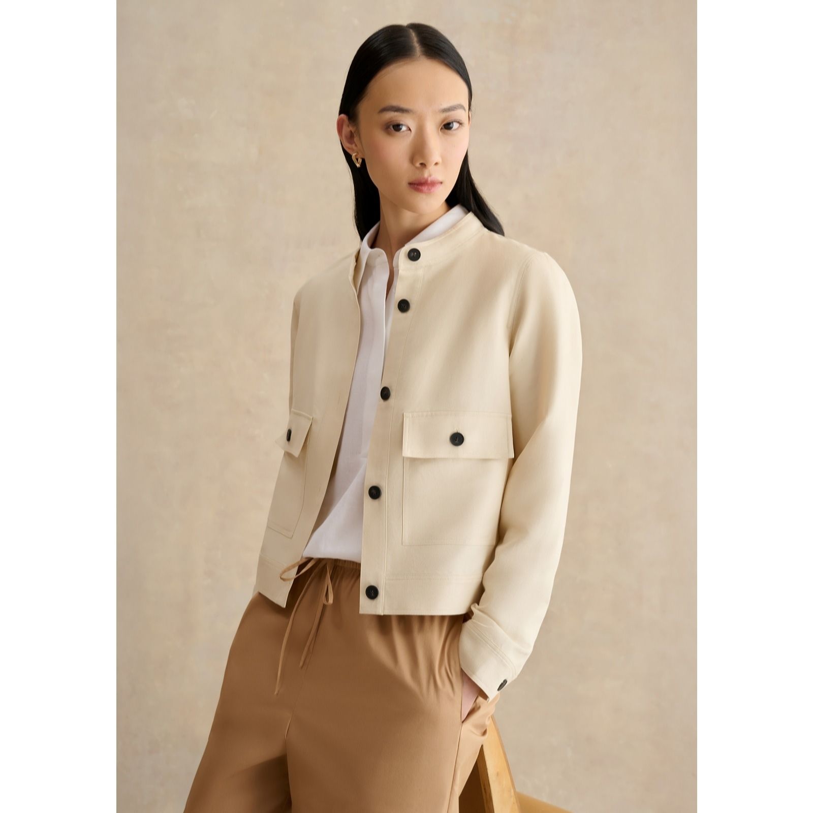 Hobbs London Lottie Linen Jacket