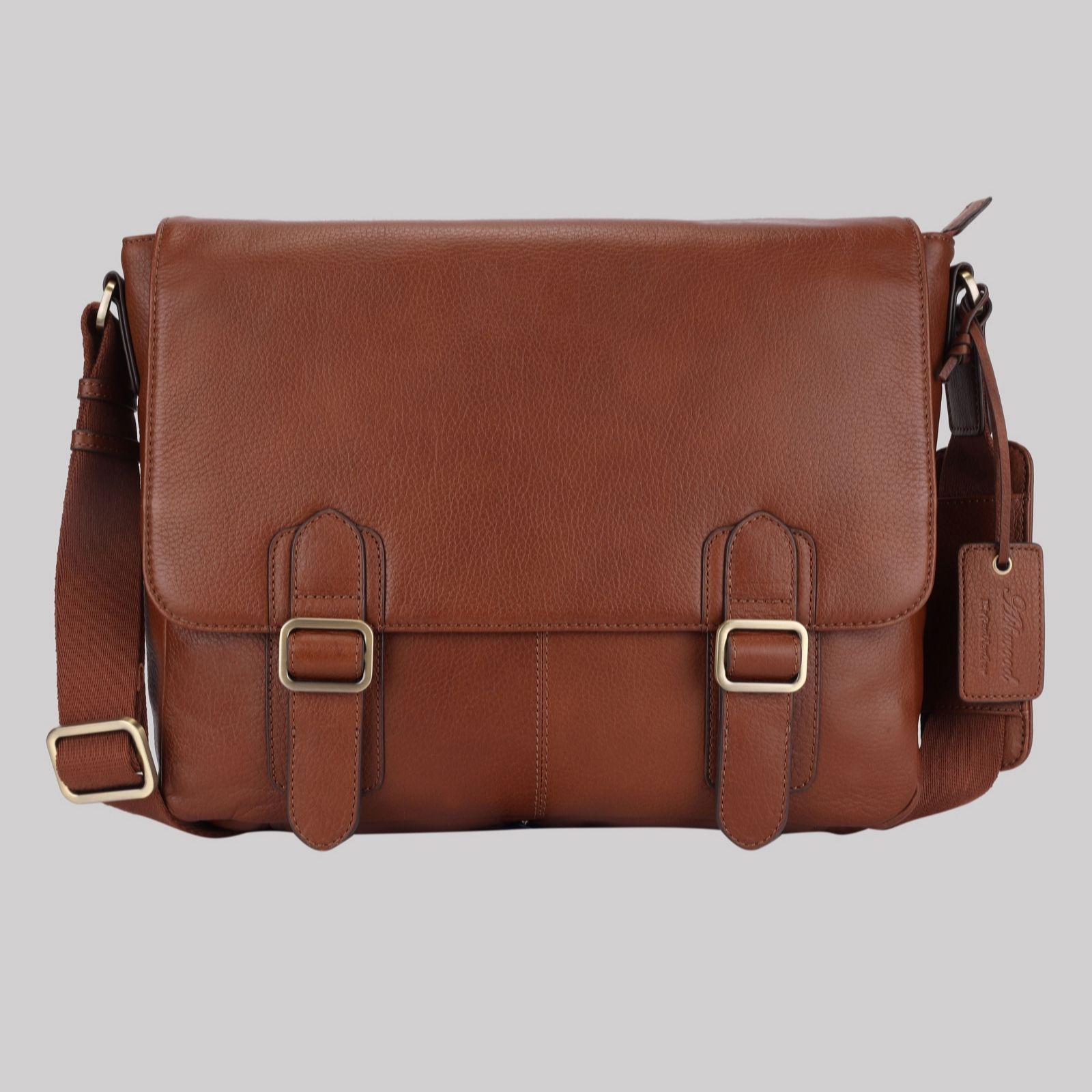 Outlet Ashwood Leather Unisex Satchel Bag