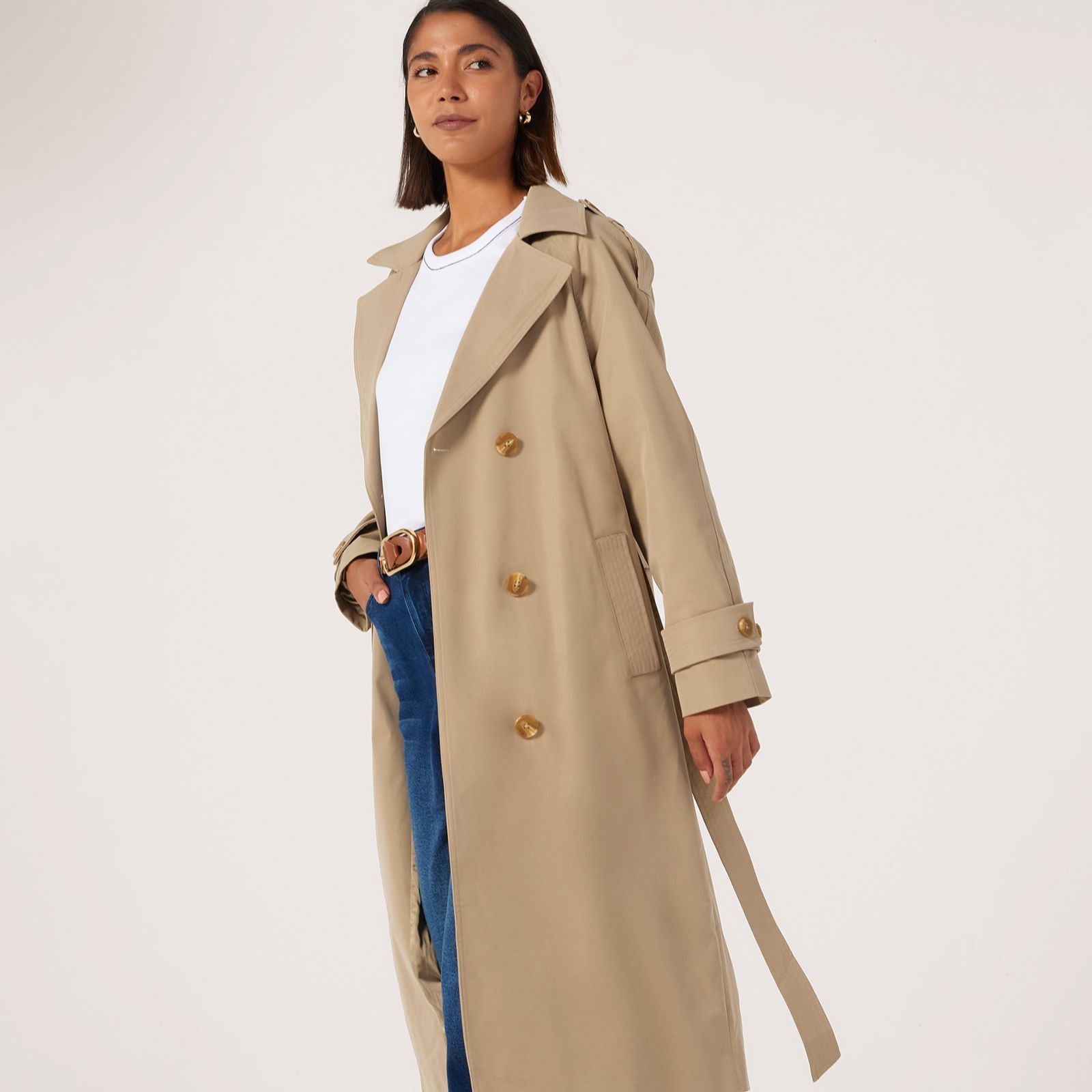 Ben De Lisi Double Breasted Trench Coat