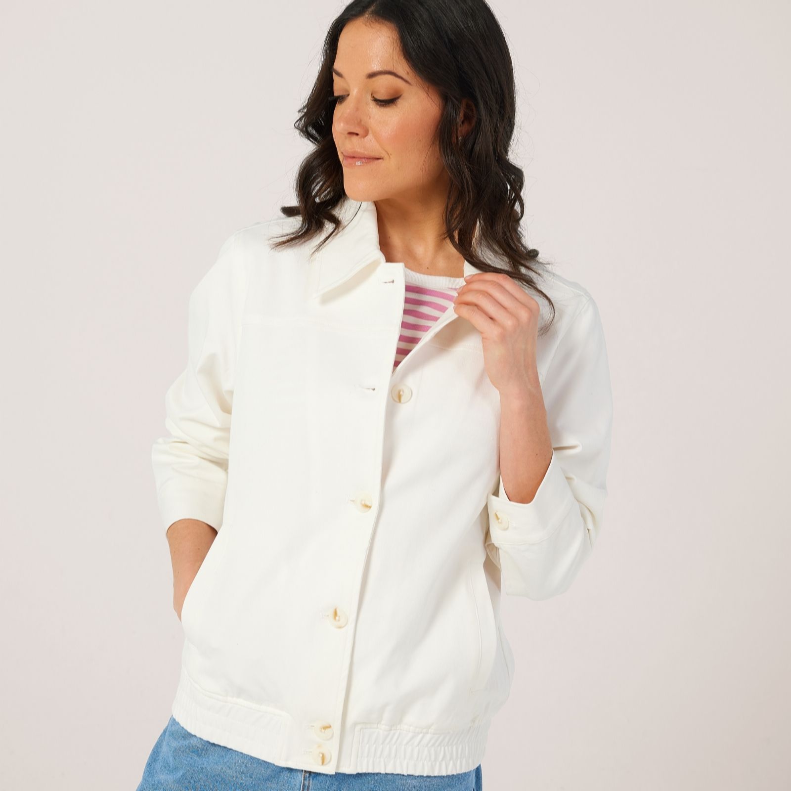 Ruth Langsford Cotton Twill Bomber Jacket