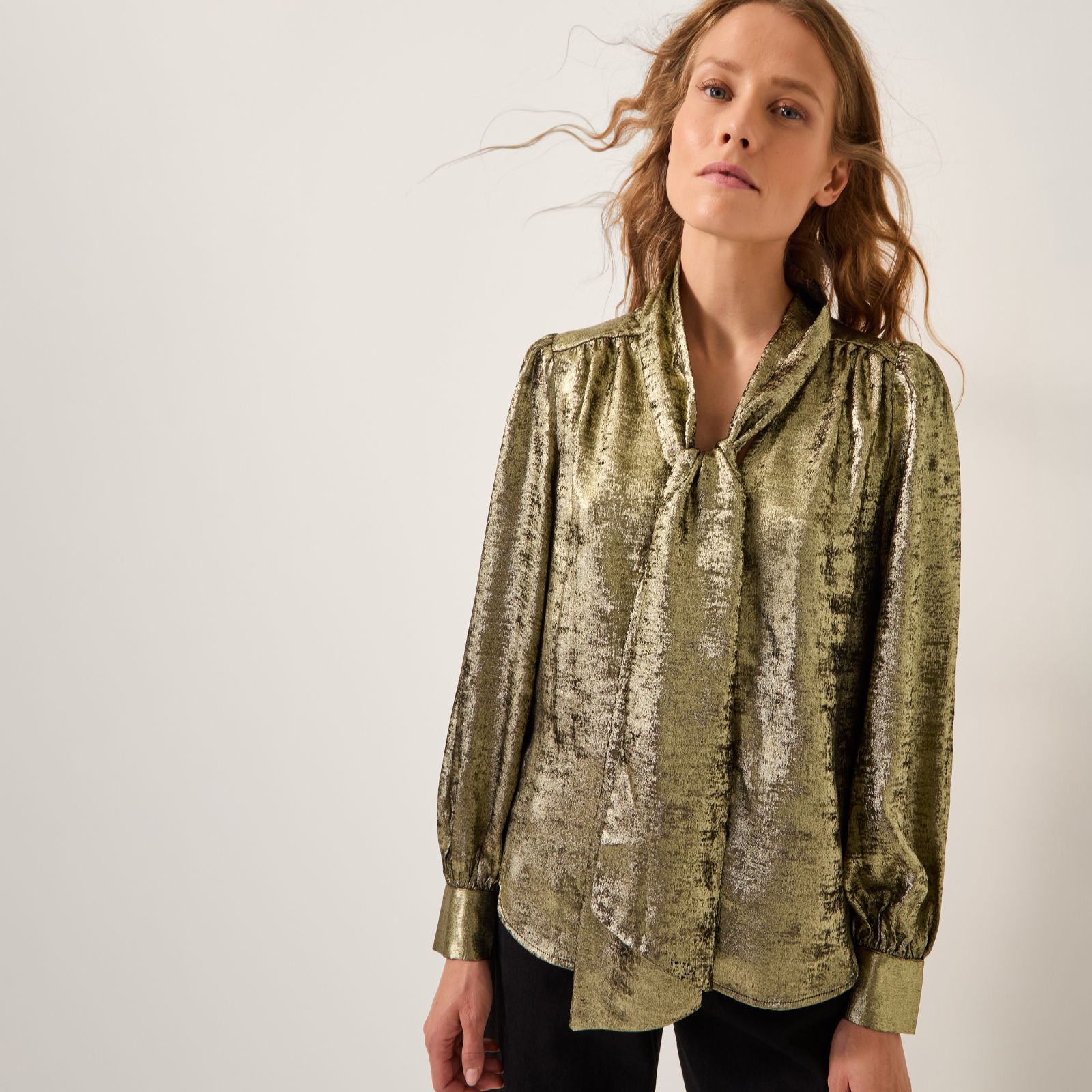 Monsoon Milena Metallic Blouse