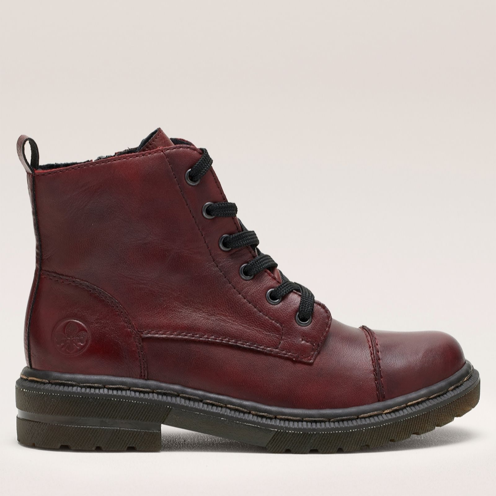 Outlet Rieker Lace Up Cleated Boot