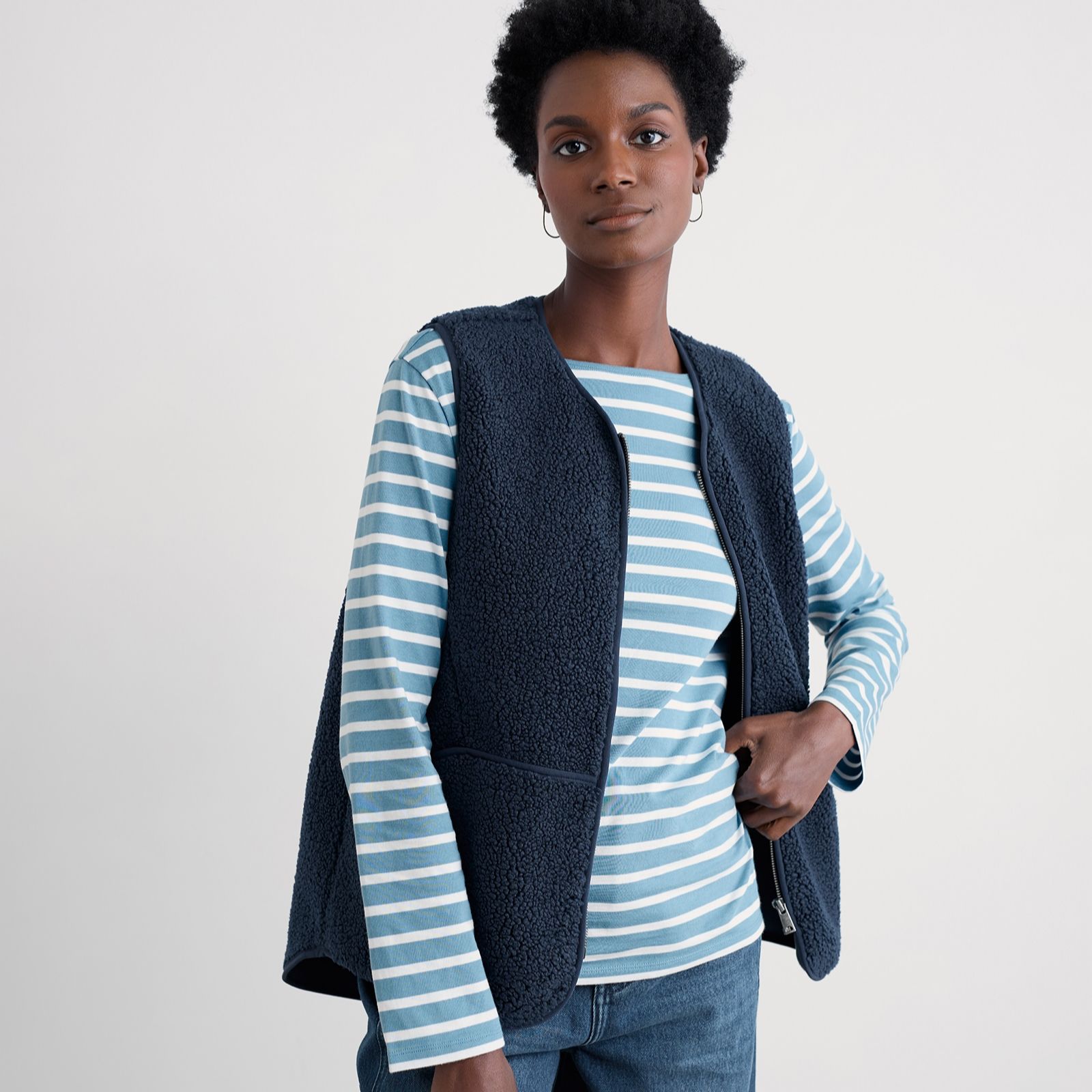 Seasalt Cornwall Sea Buckthorne Gilet