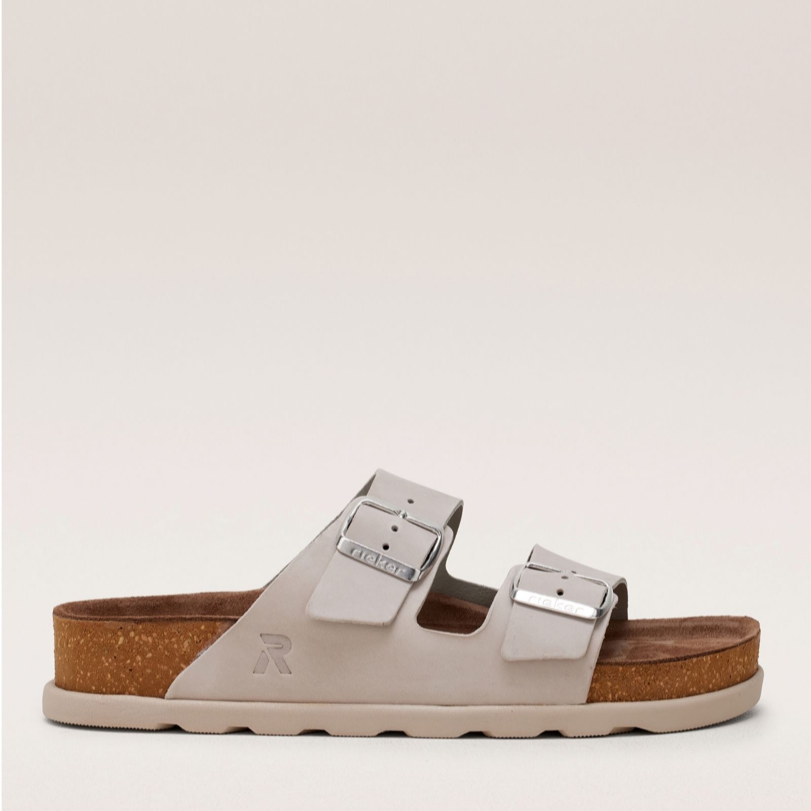 Outlet Rieker Two Strap Leather Sandal