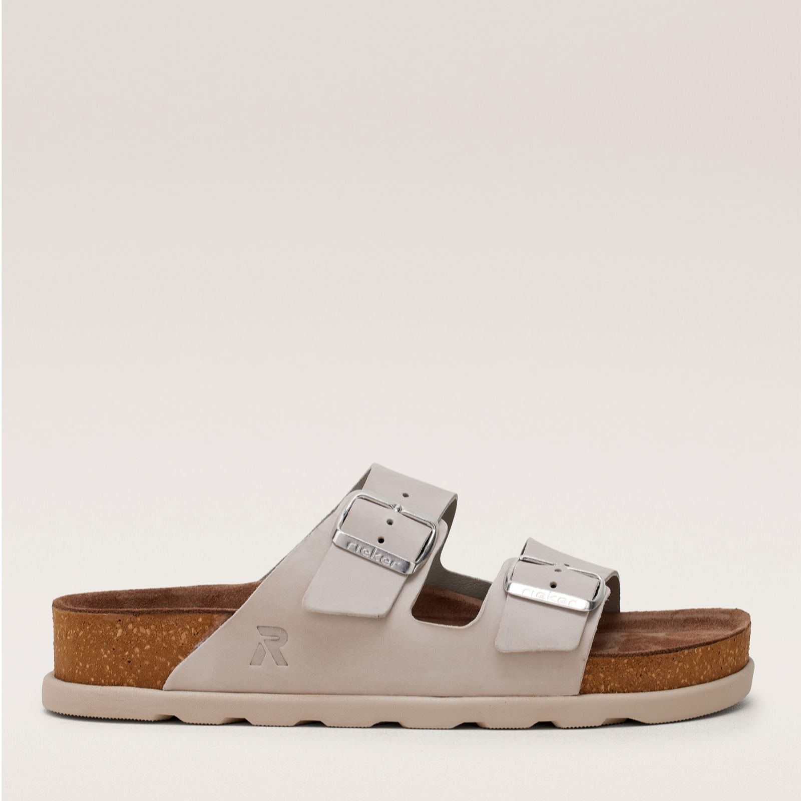 Outlet Rieker Two Strap Leather Sandal