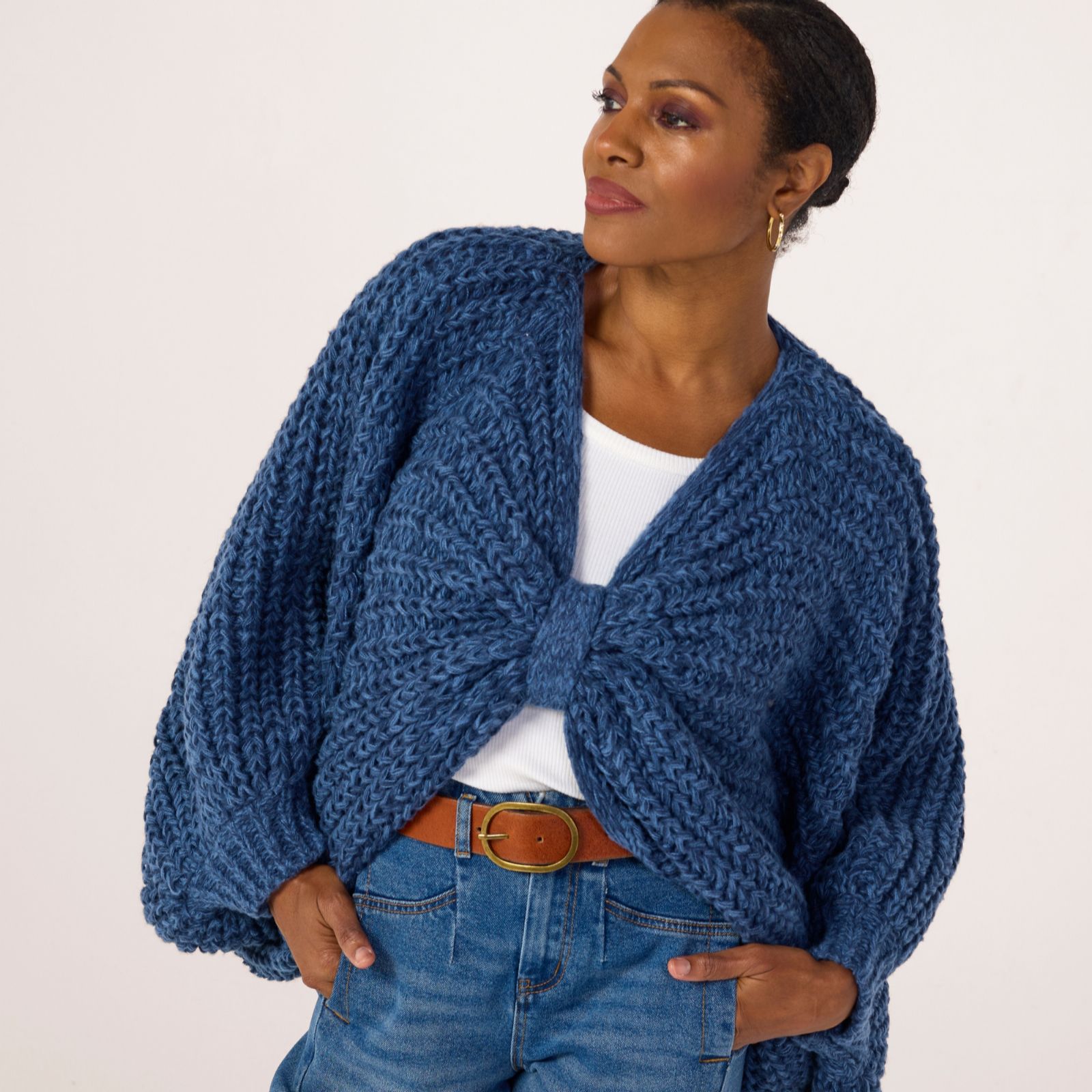 Malissa J Bow Shaped Knitted Jumper