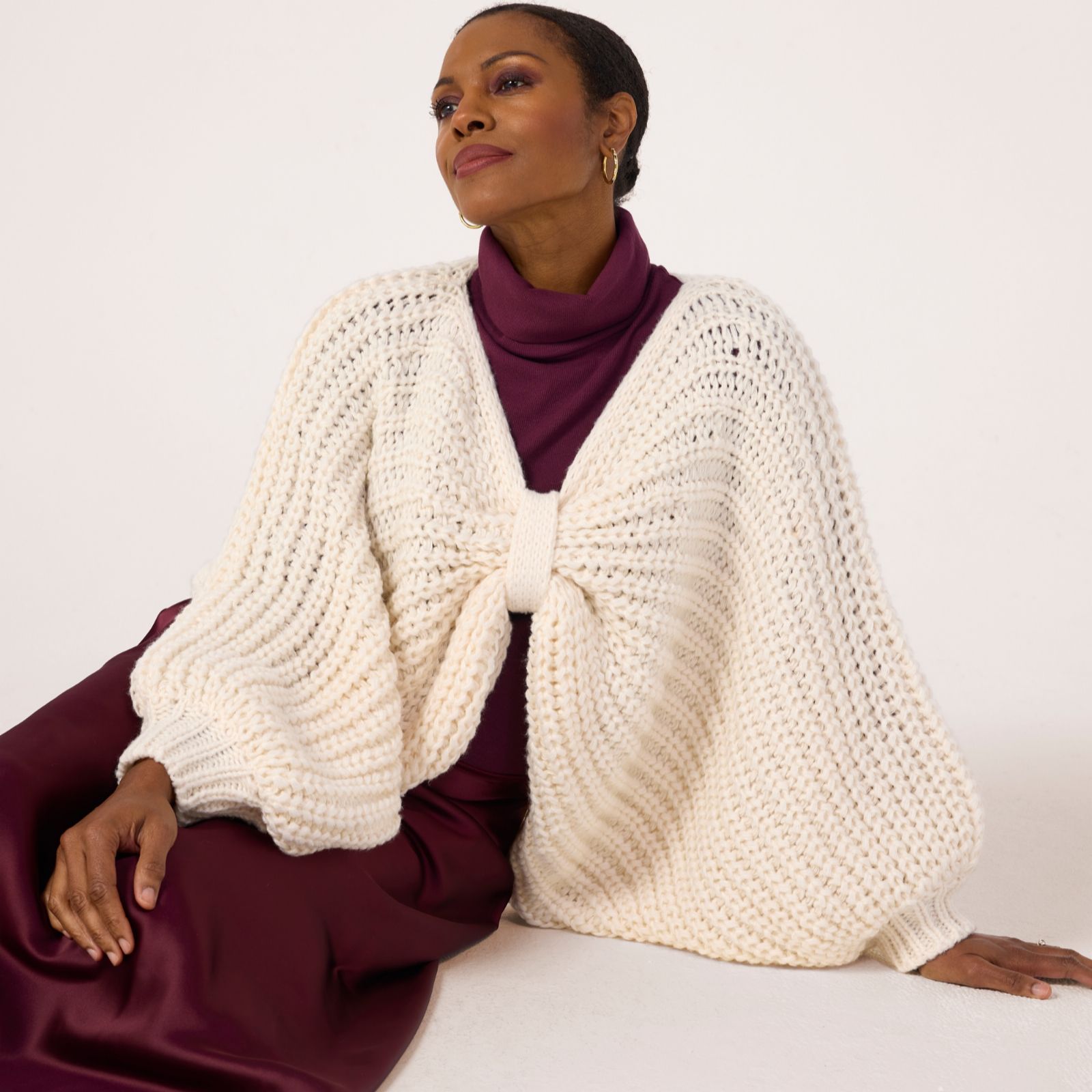Malissa J Bow Shaped Knitted Jumper