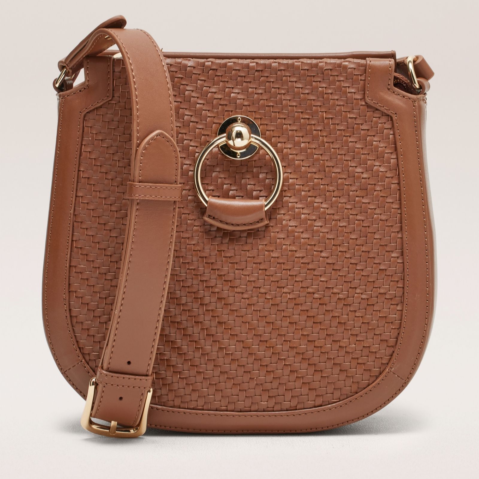 Paul Costelloe Textured Leather Cross-Body Bag