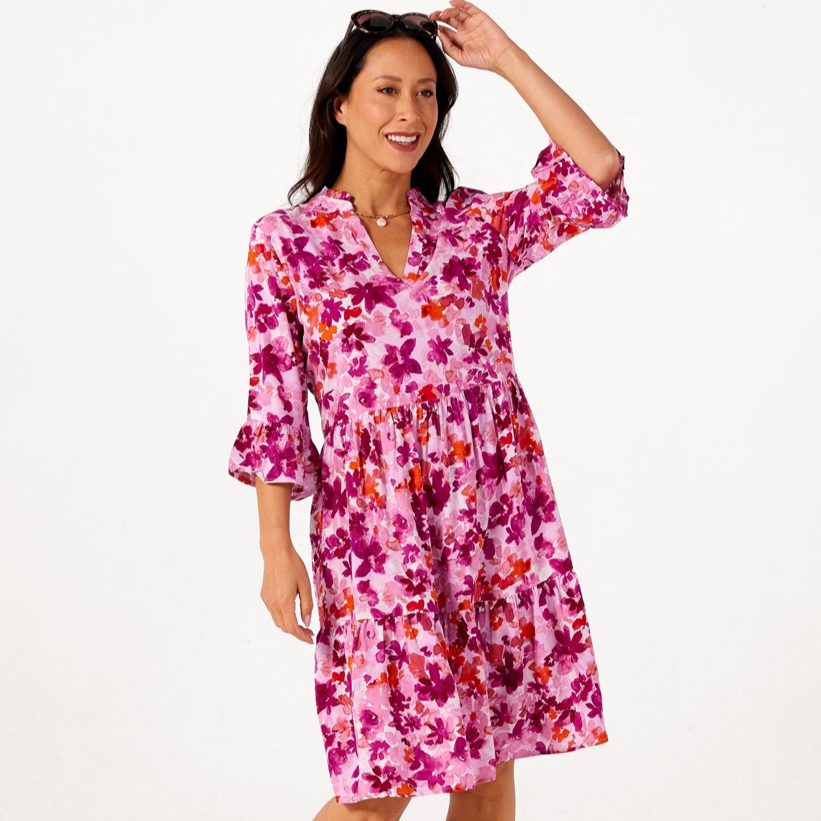 Saint Tropez Eda Tiered Dress