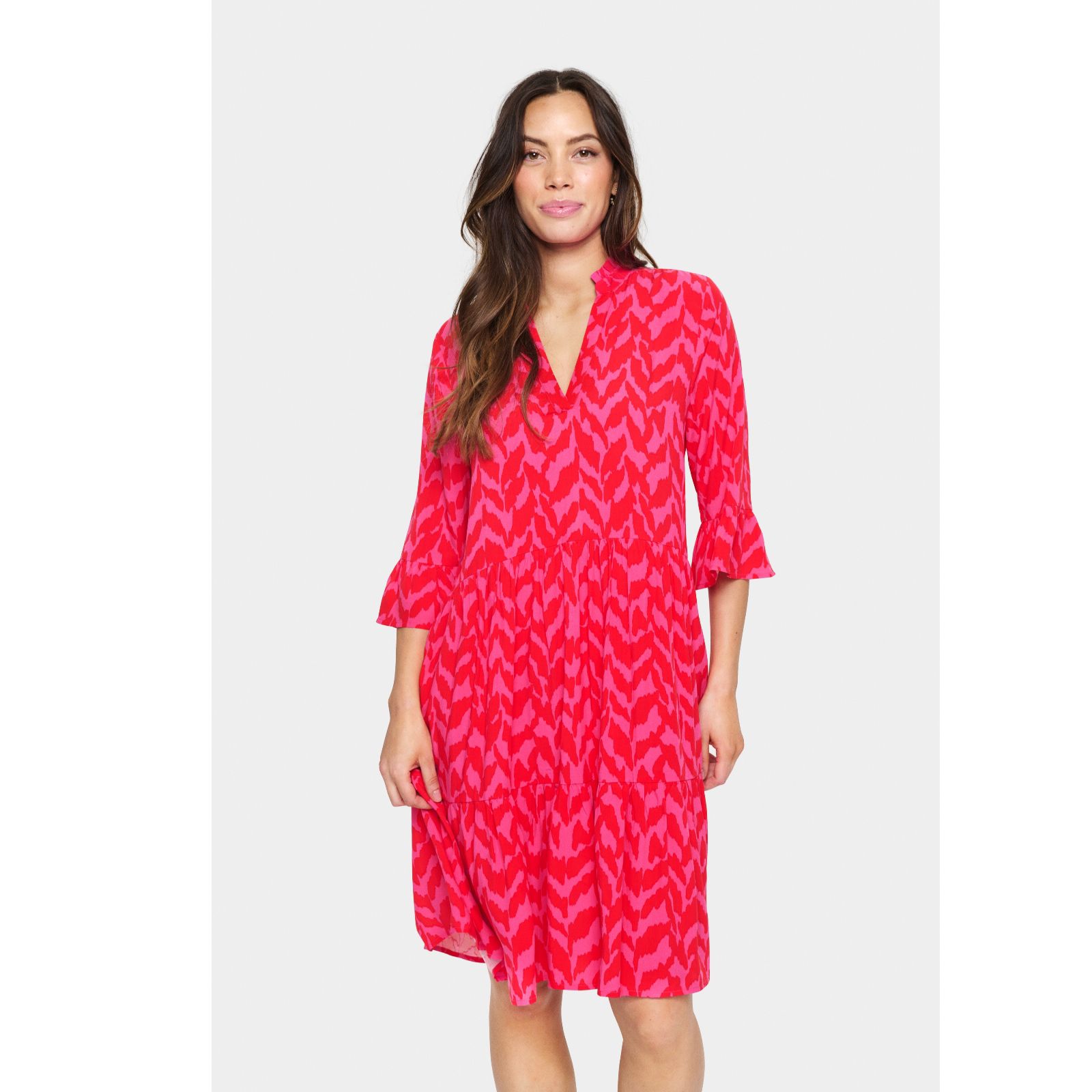 Saint Tropez Eda Tiered Dress