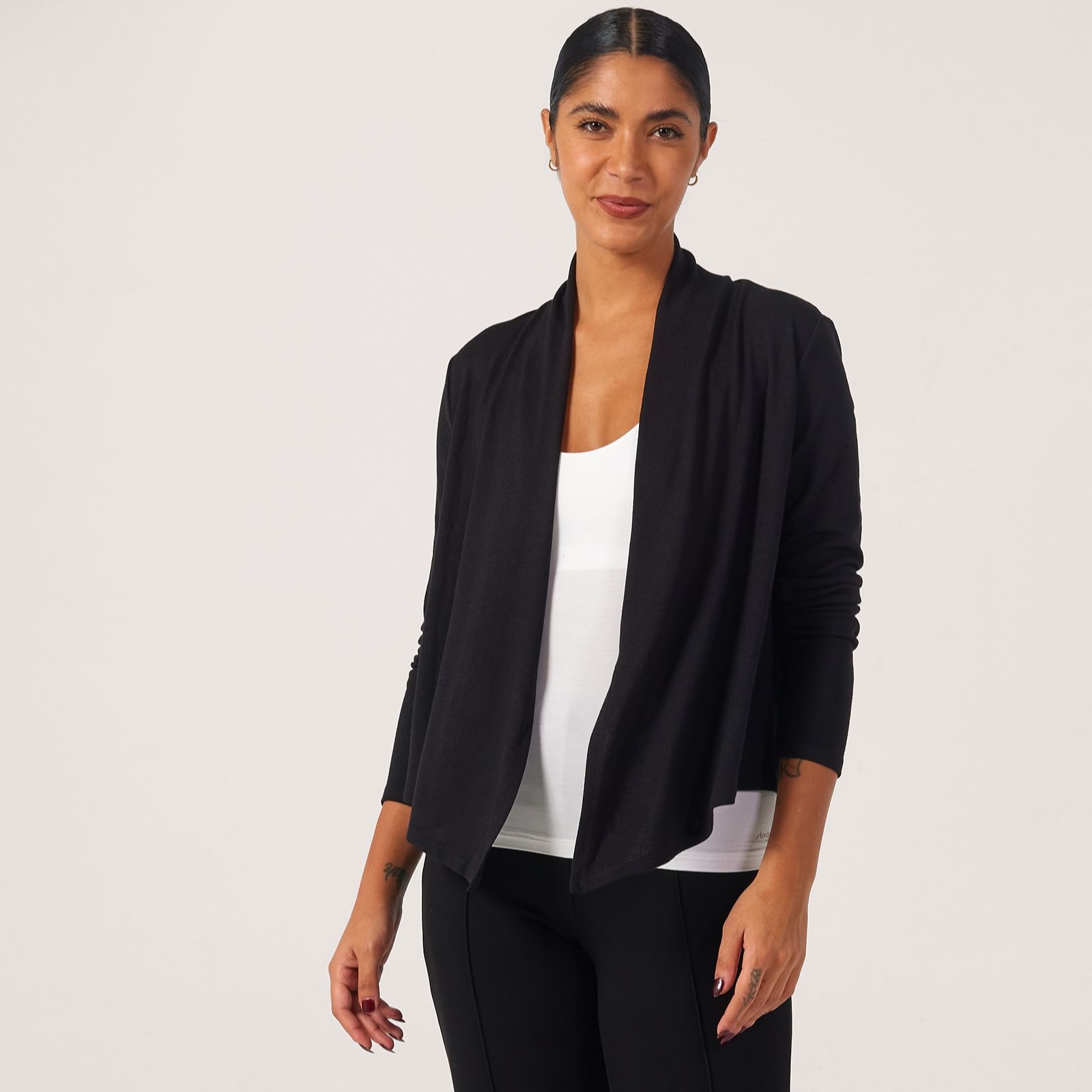 Kim & Co Fine Sweater Knit Long Sleeve Bolero