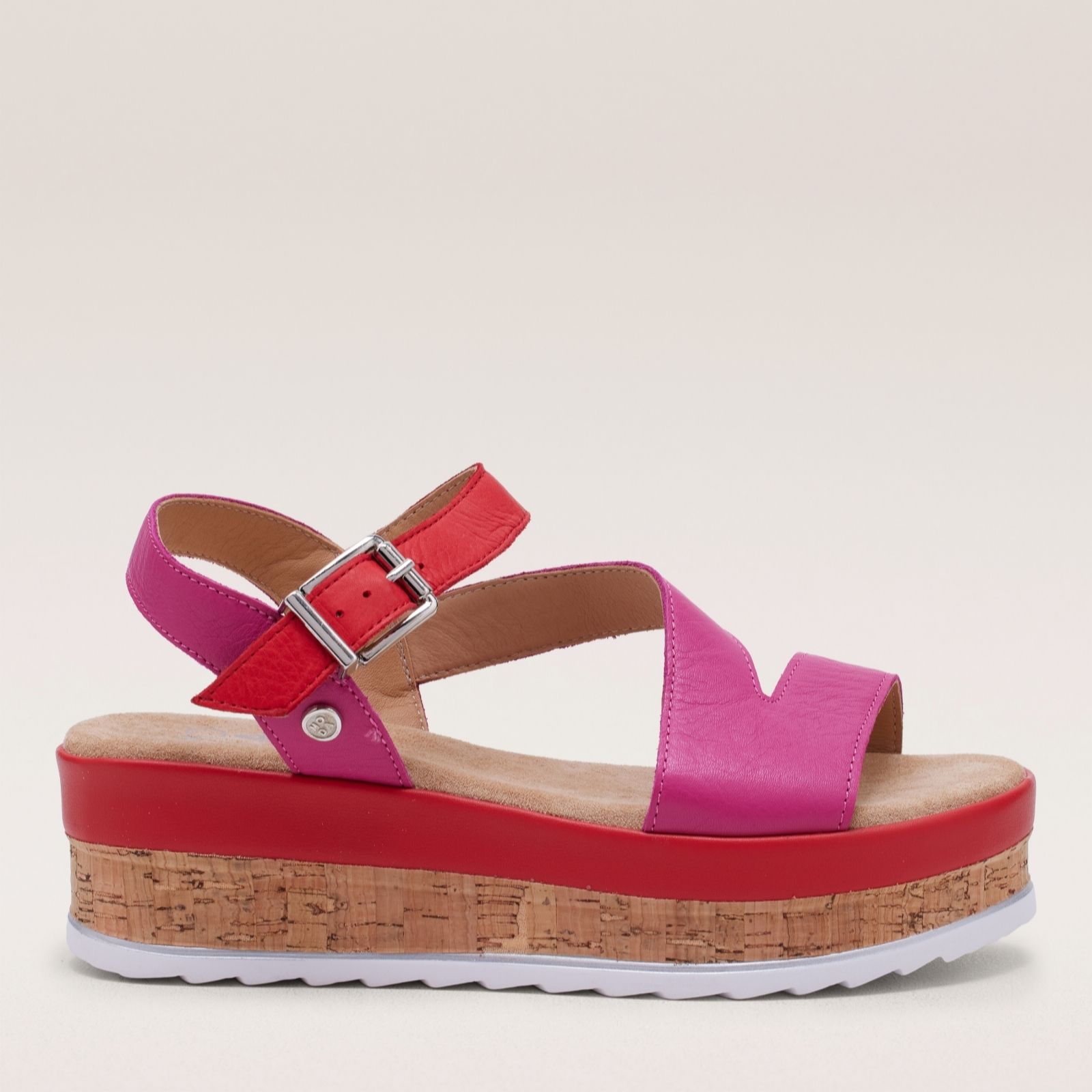 Outlet Moda In Pelle Pepper Wedge Leather Sandal