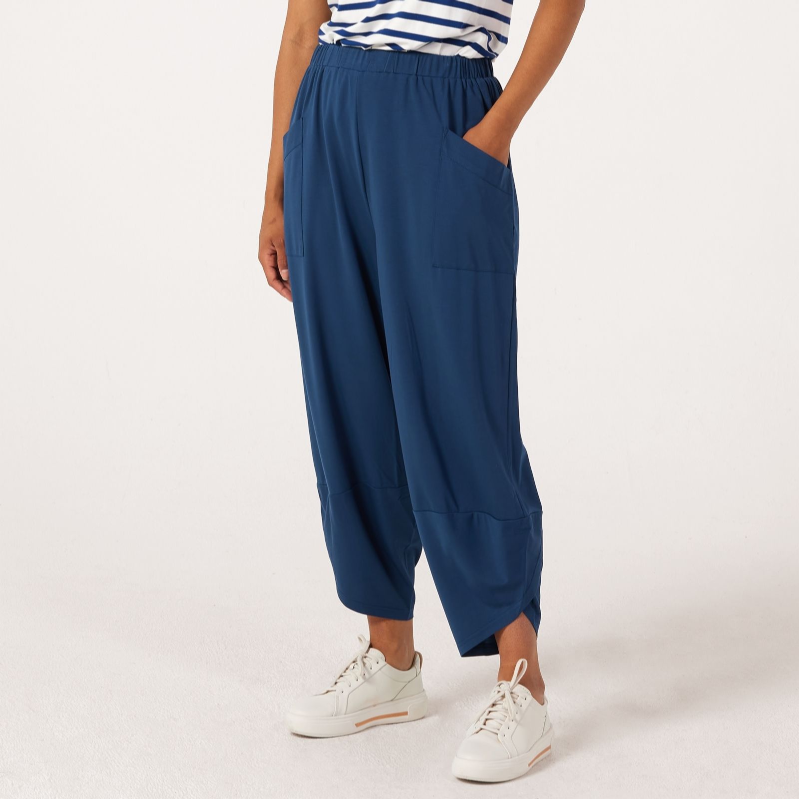 Malissa J Tulip Shape Trousers With Panel Details