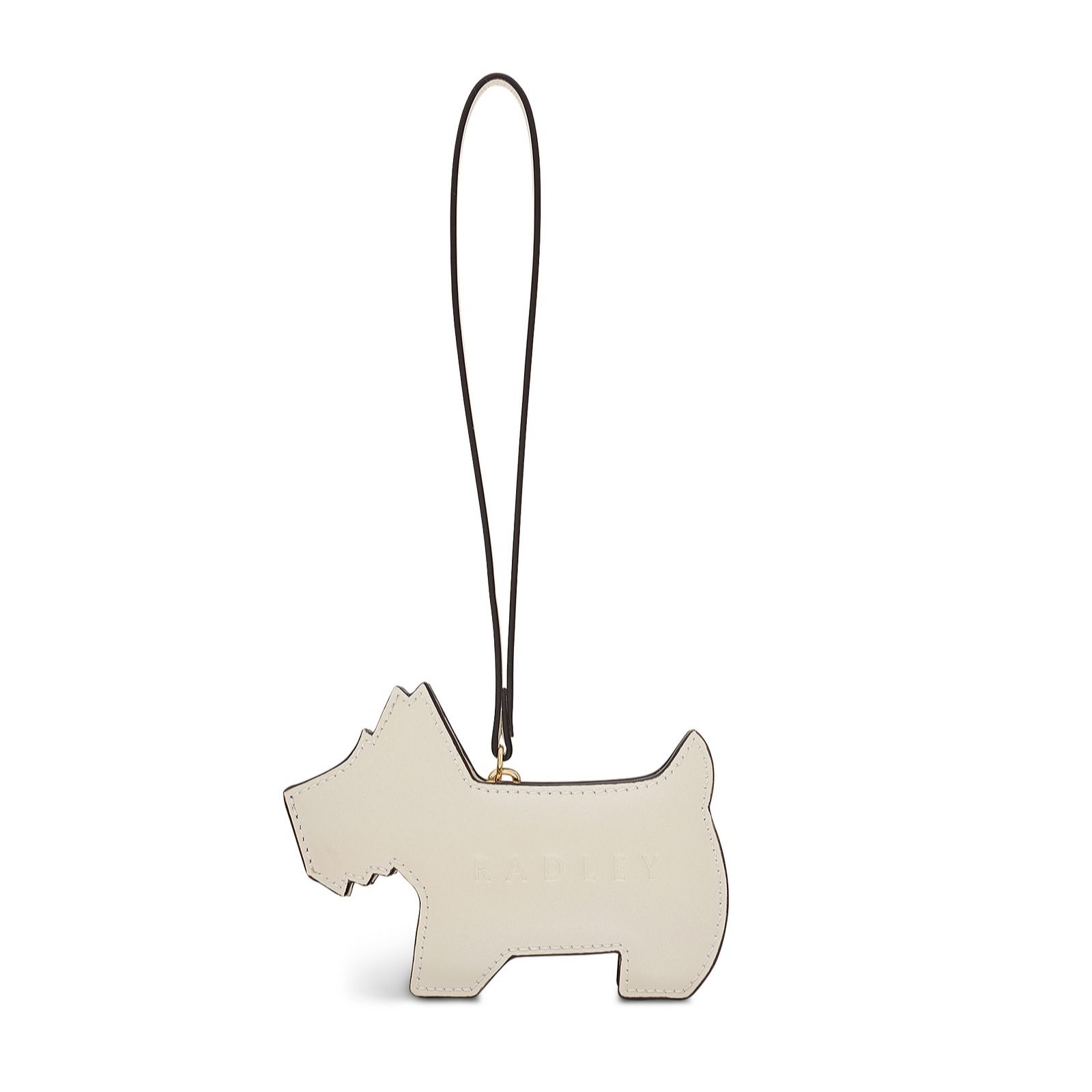 Radley Dog Leather Ziptop Purse Charm