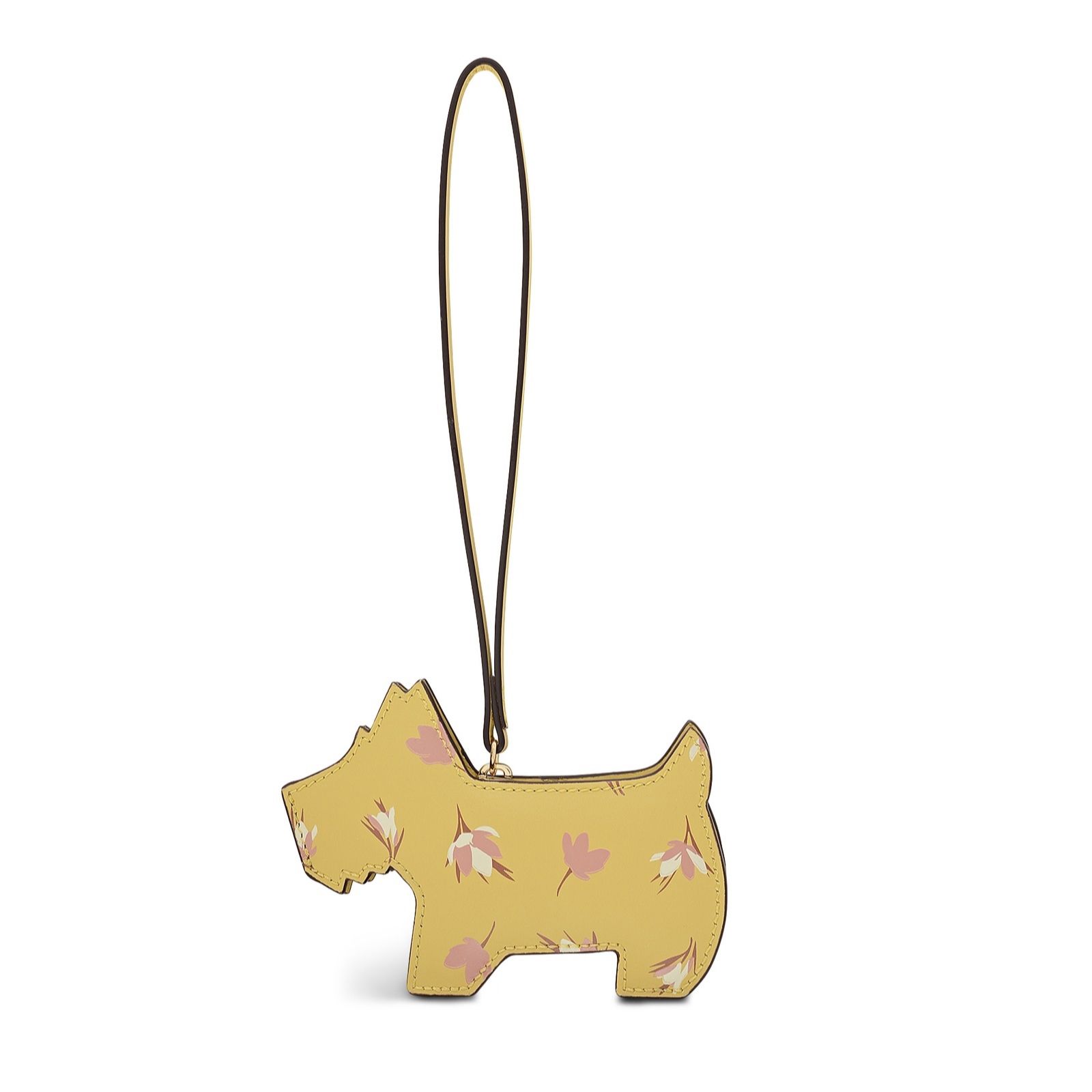 Radley Dog Leather Ziptop Purse Charm