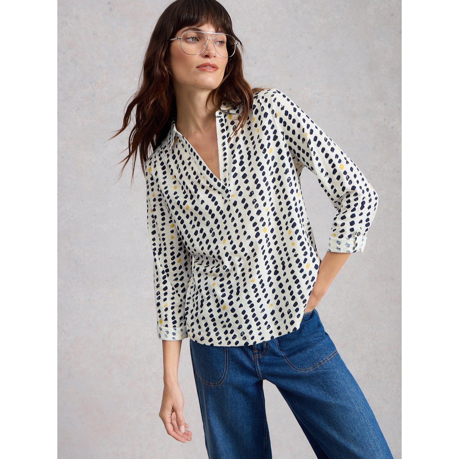 White Stuff Allie Jersey Shirt