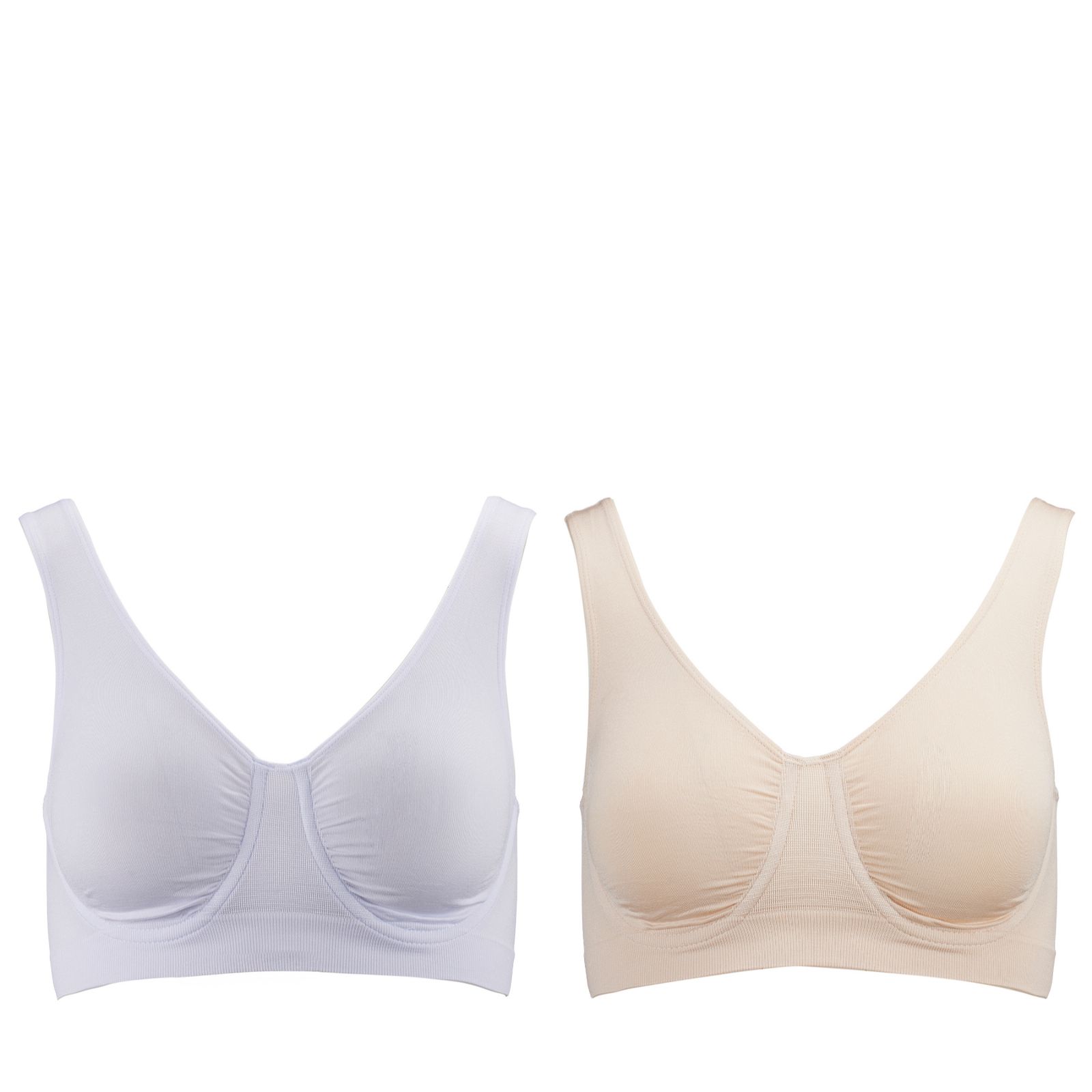 Rhonda Shear Divine Seamless Underwire Bra 2 Pack