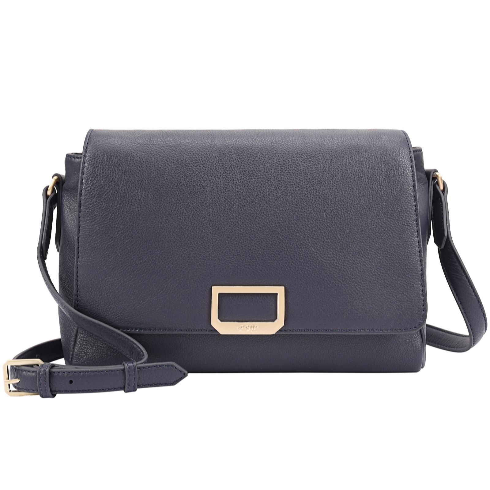 Outlet Ruth Langsford Leather Flap-Over Cross-Body Bag