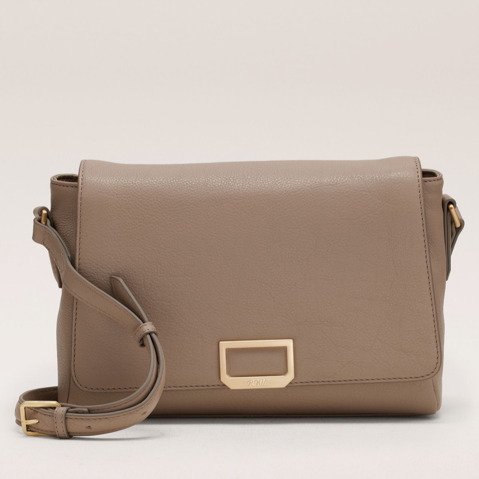 Outlet Ruth Langsford Leather Flap-Over Cross-Body Bag
