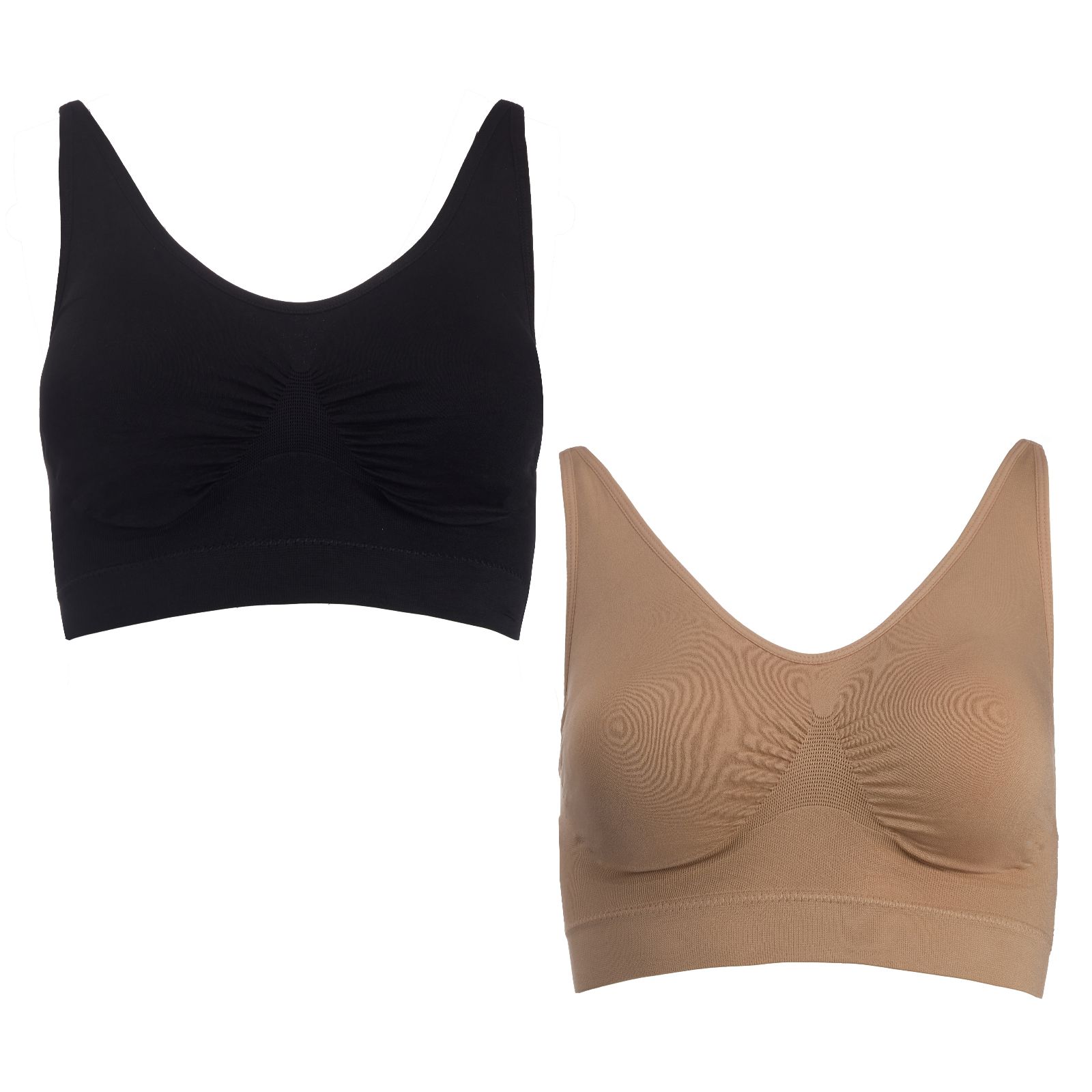 Rhonda Shear 2 Pack Ahh Bra with Adjustable Straps