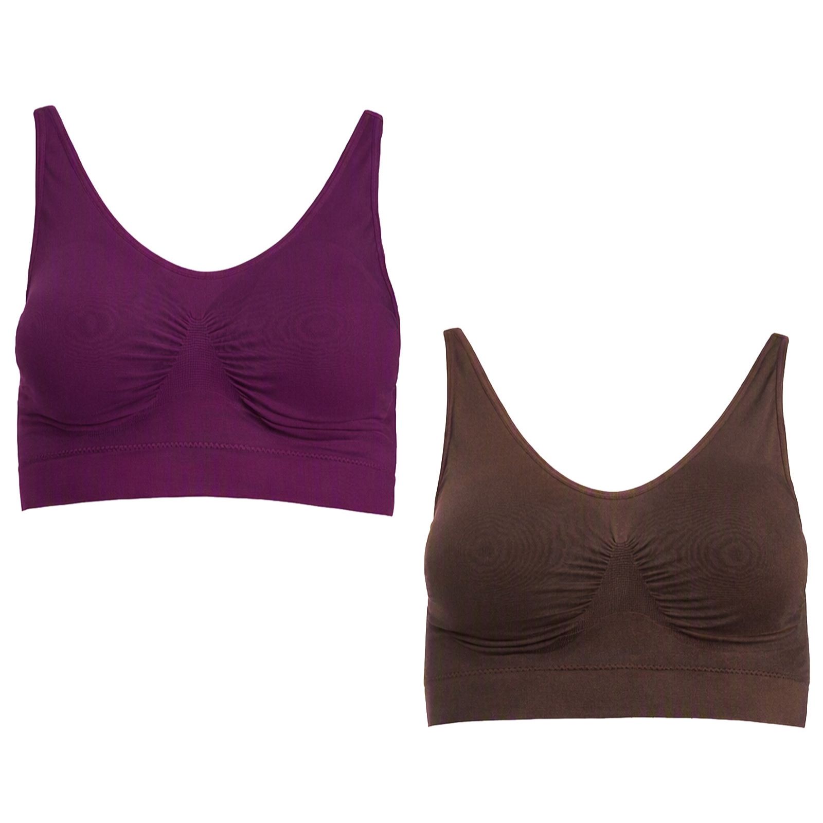Rhonda Shear 2 Pack Ahh Bra with Adjustable Straps