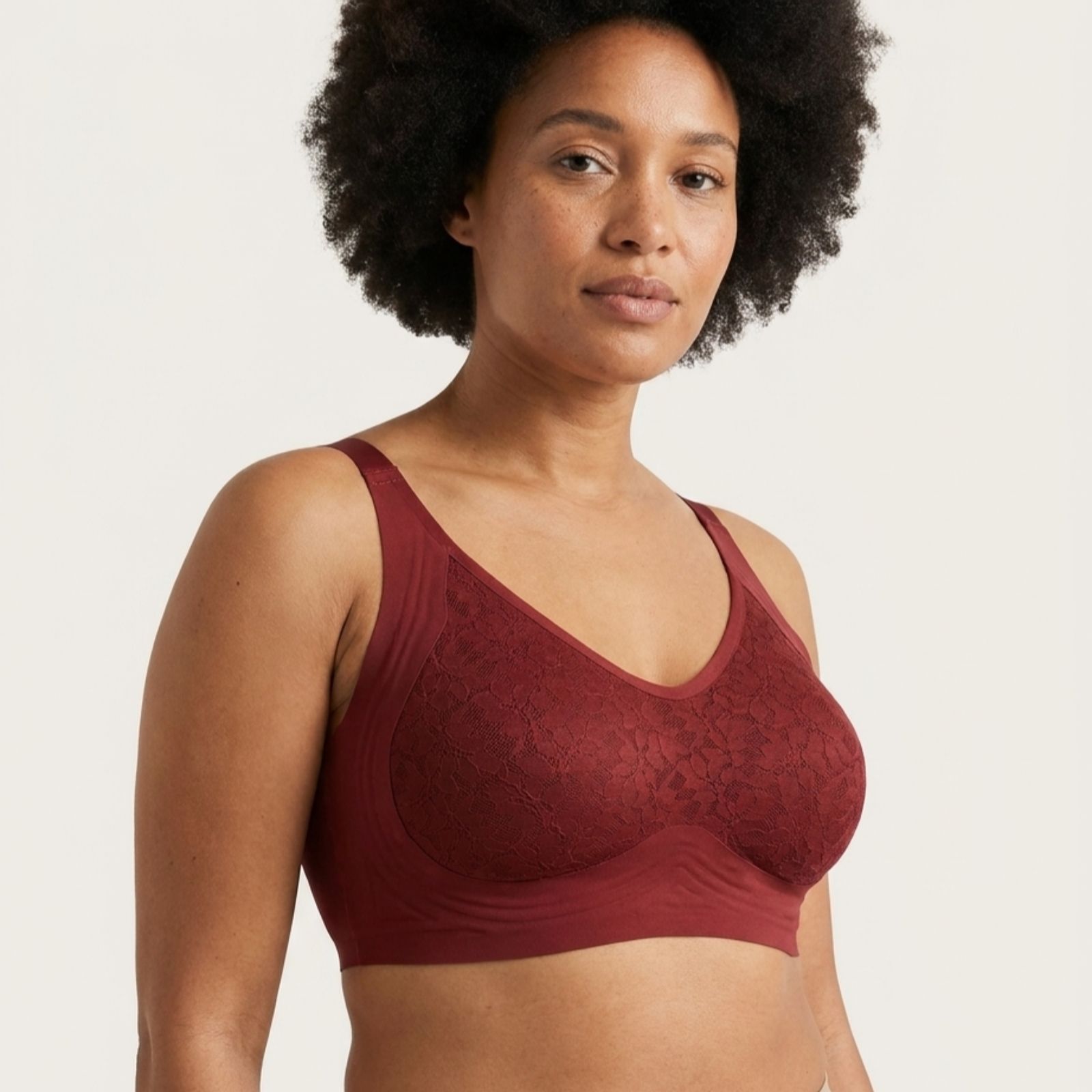 Rhonda Shear V Neck Bra