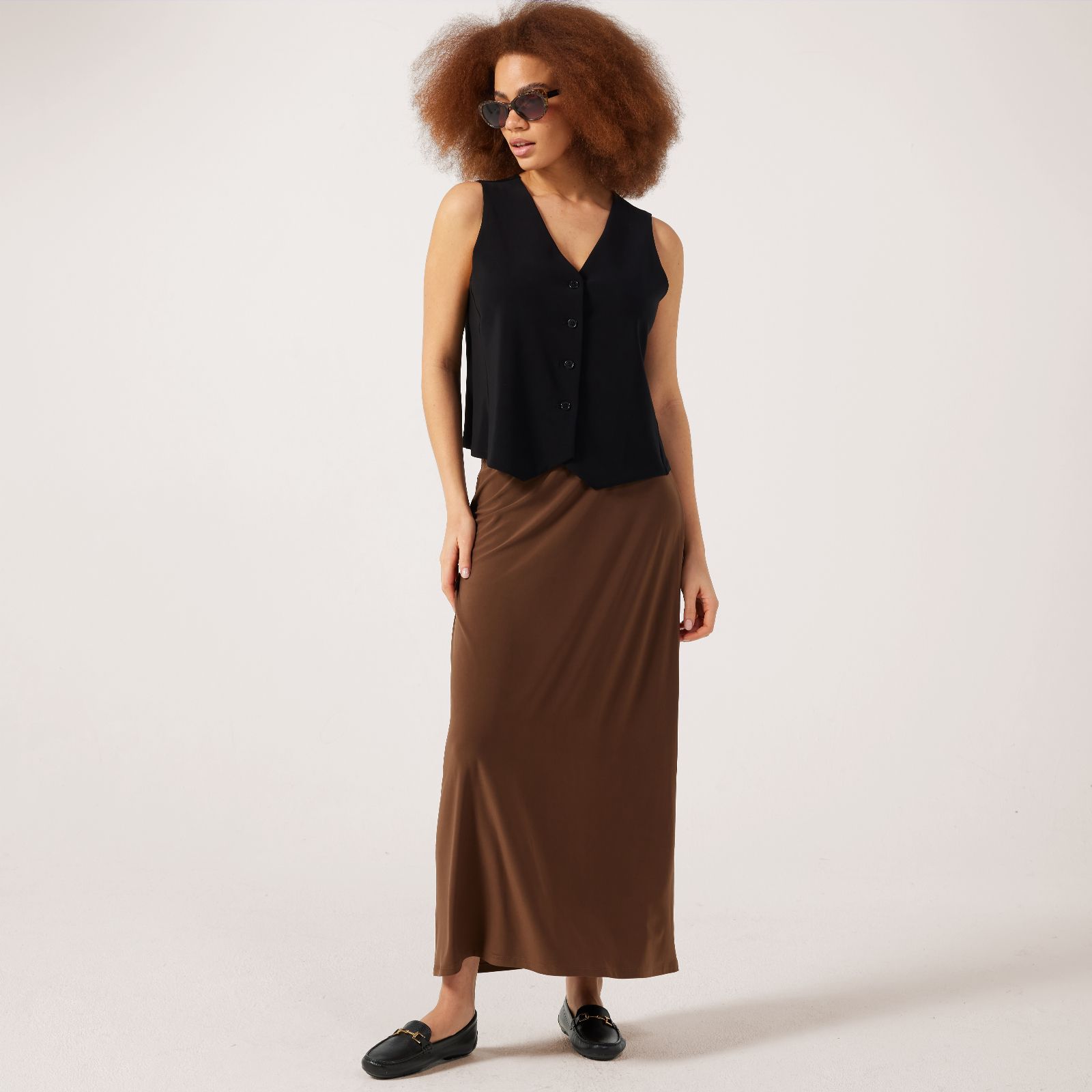 Kim & Co Brazil Jersey Maxi Skirt