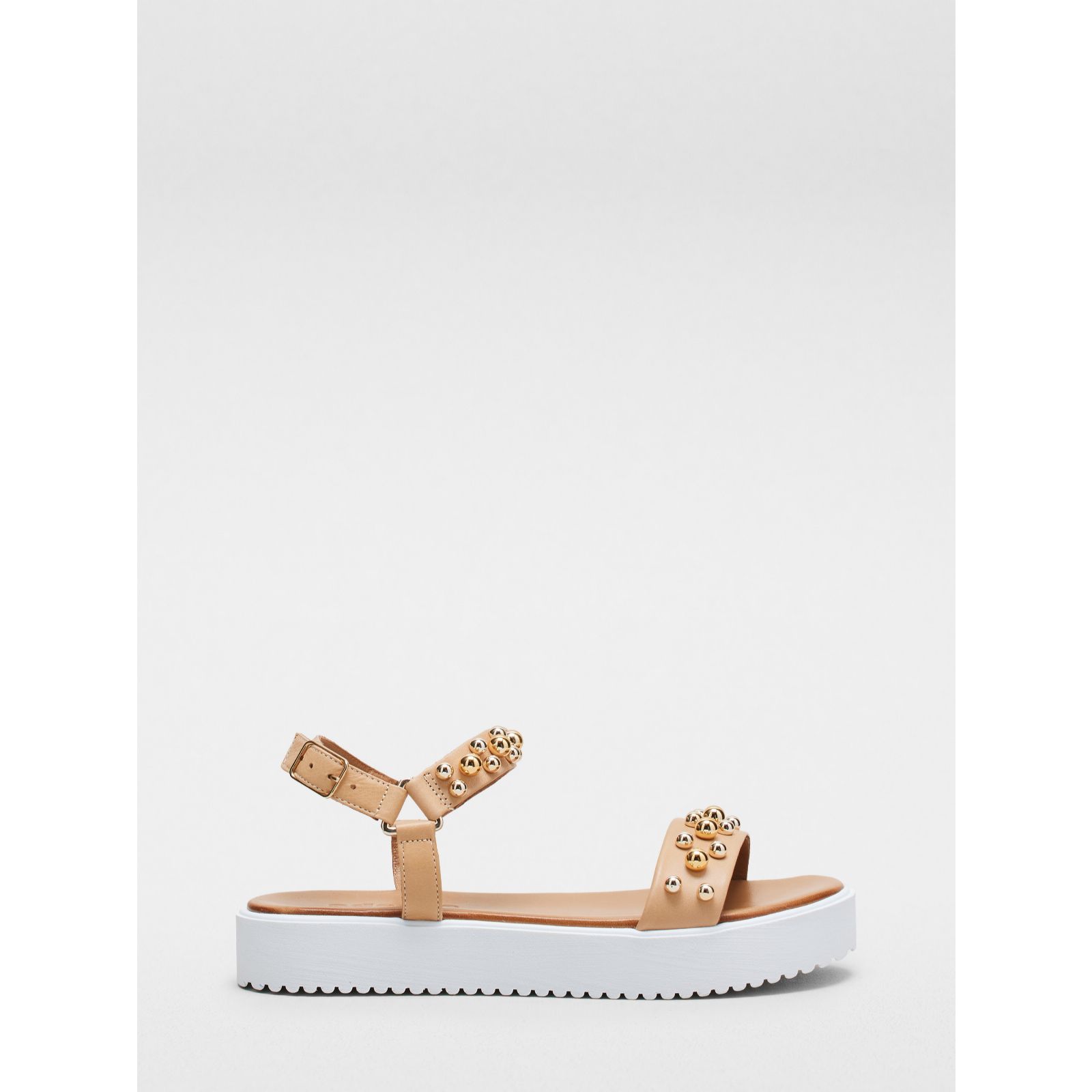 Outlet Adesso Chloe Leather Embellished Sandal