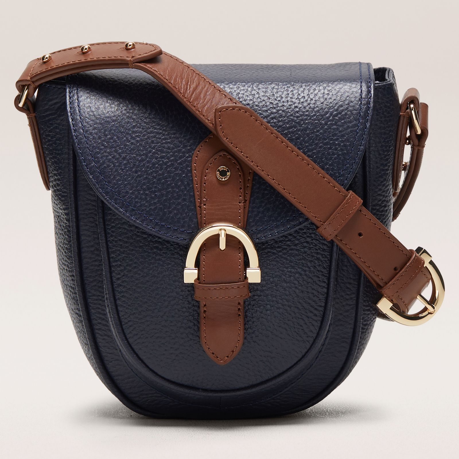 Paul Costelloe Leather Cross-Body with Front Pocket