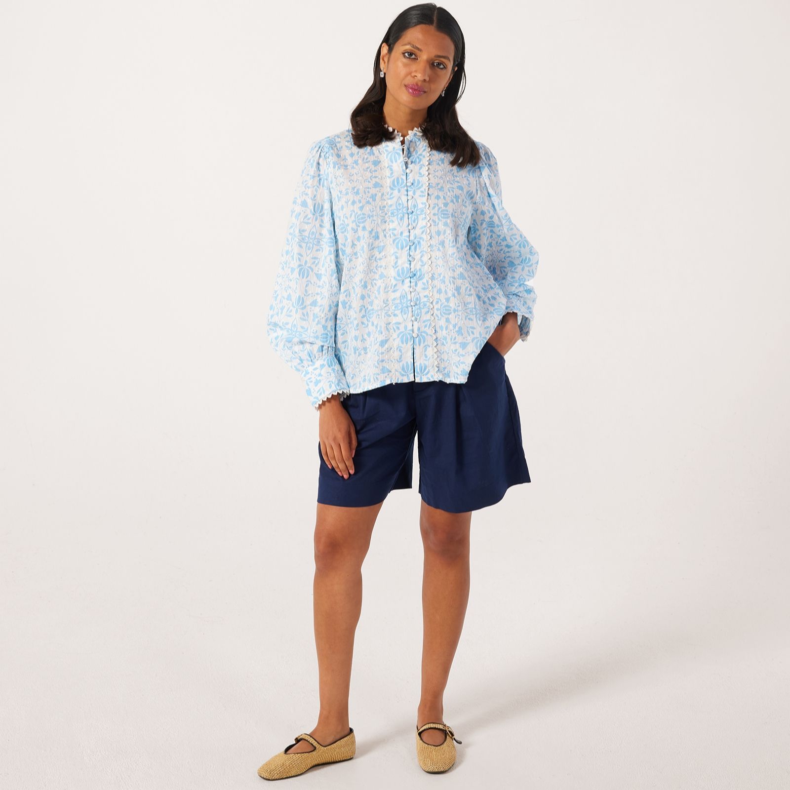 YAS Vips Floral Print Shirt